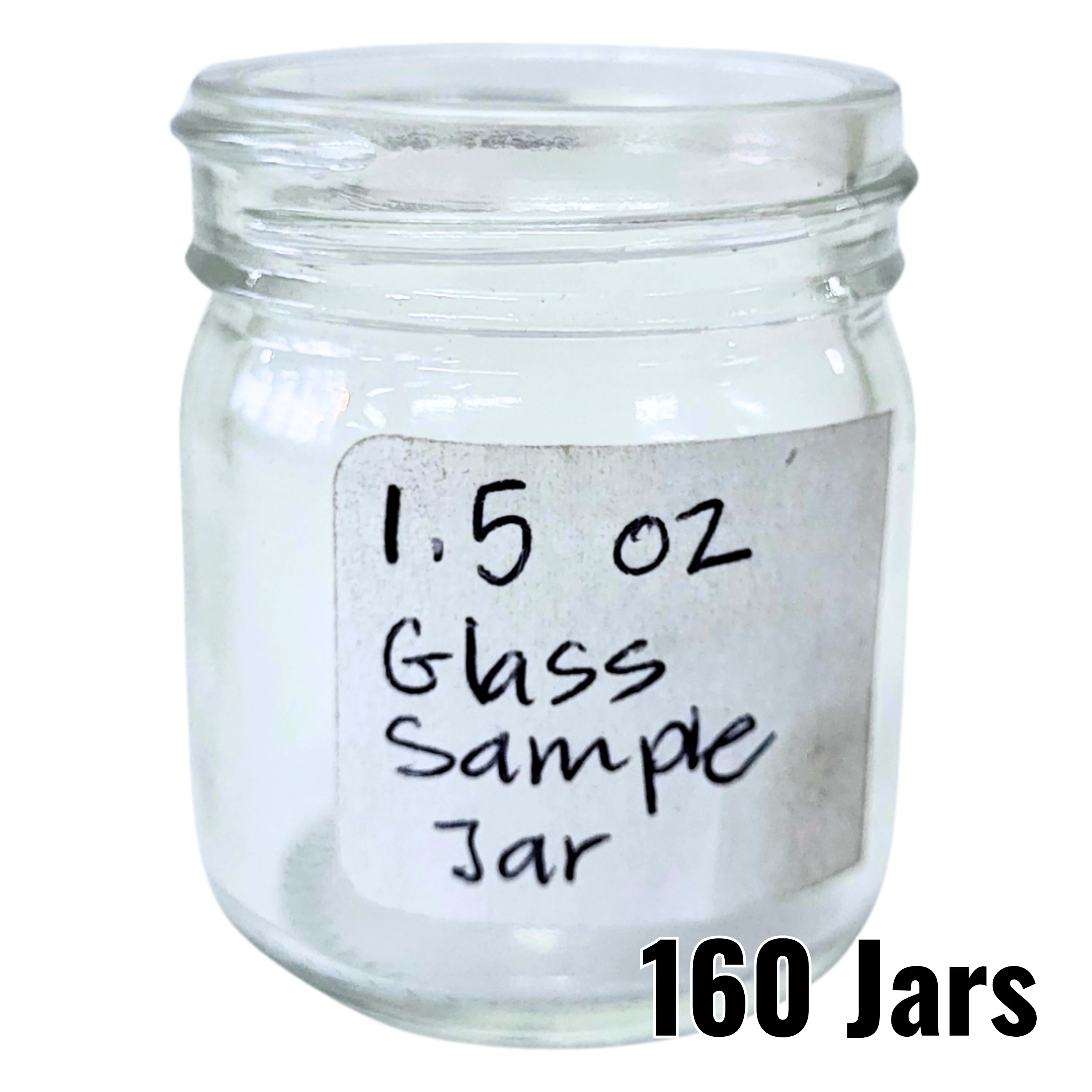 1.5 oz Glass Sample Jar - Image 4