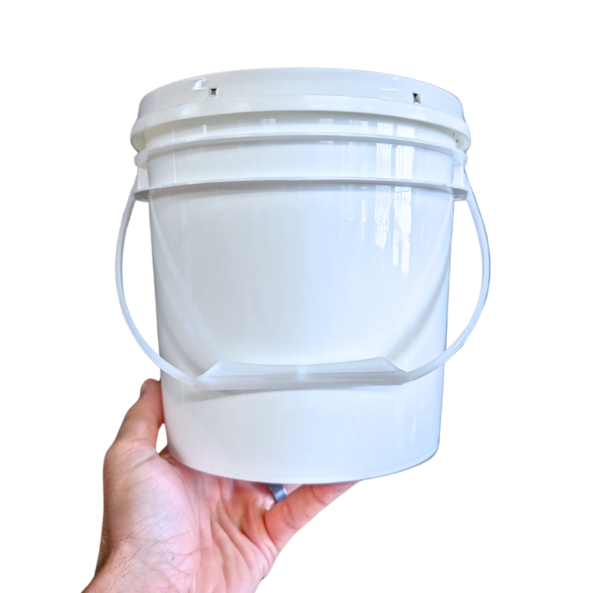1 Gallon Round Bucket and Lid with Gasket - Image 2
