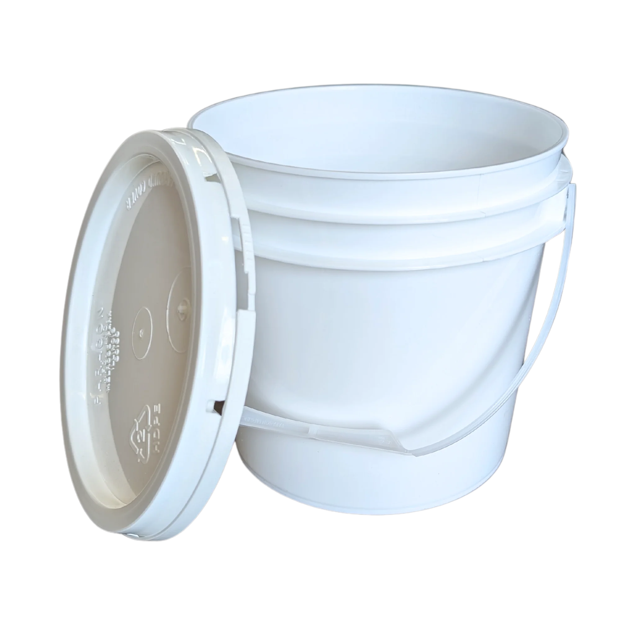 1 Gallon Round Bucket and Lid with Gasket - Image 3