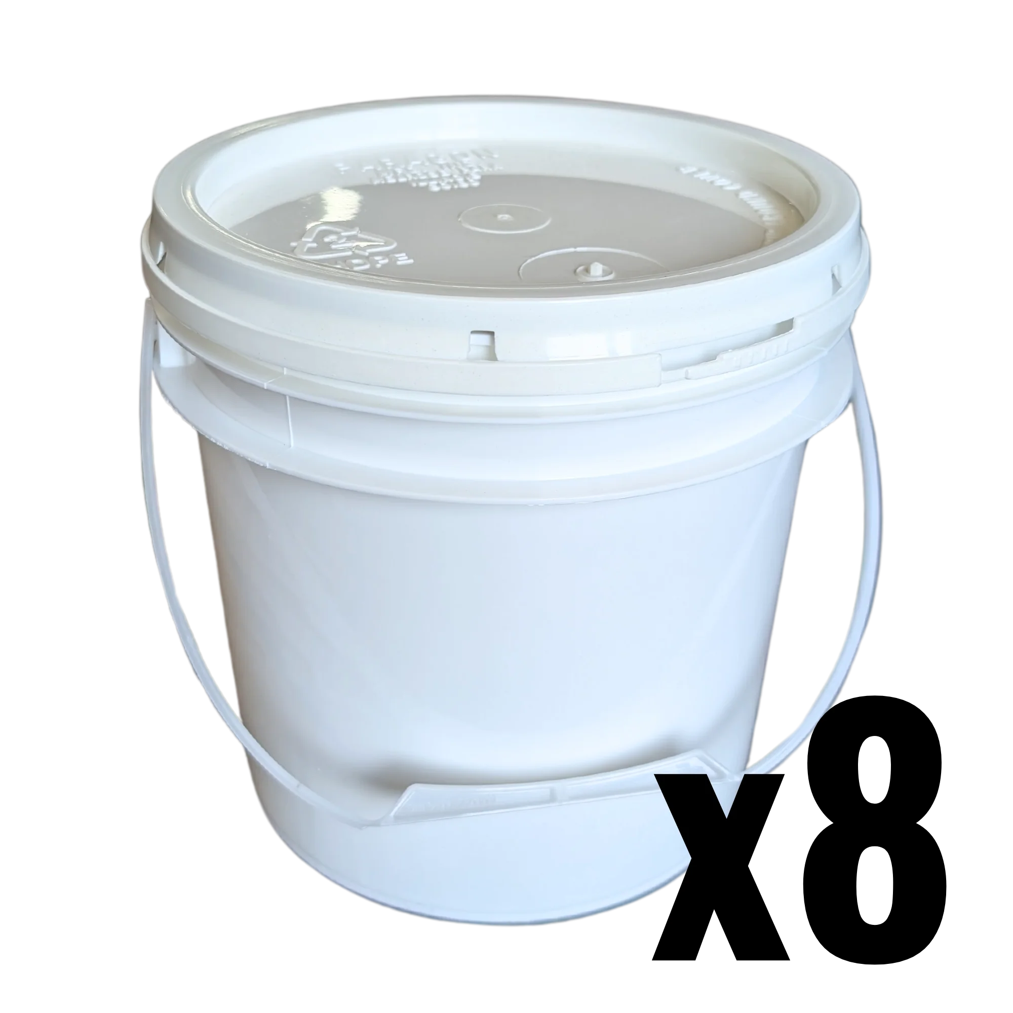 1 Gallon Round Bucket and Lid with Gasket - Image 4