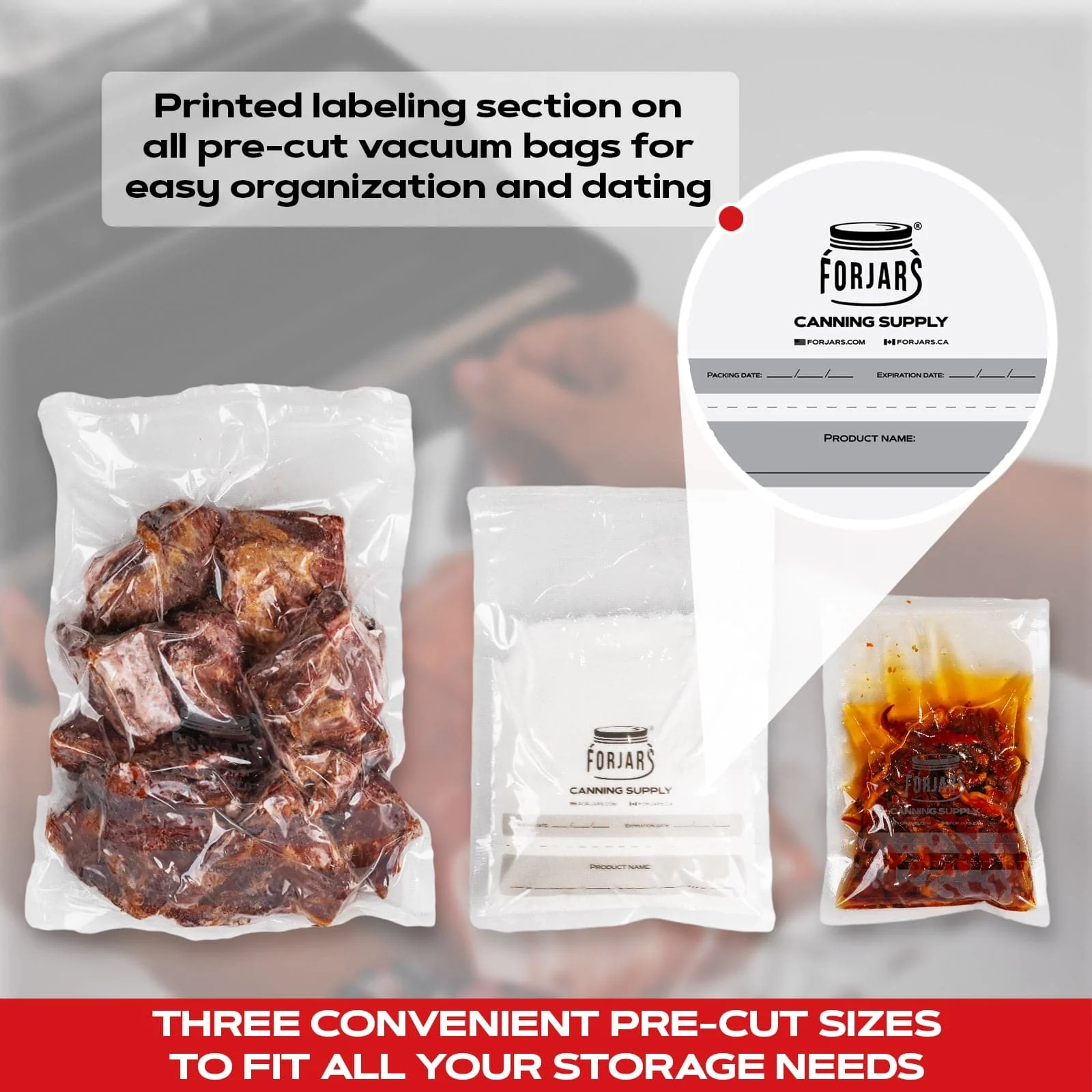100 count 8x12 Vacuum Sealer Bags - Image 4