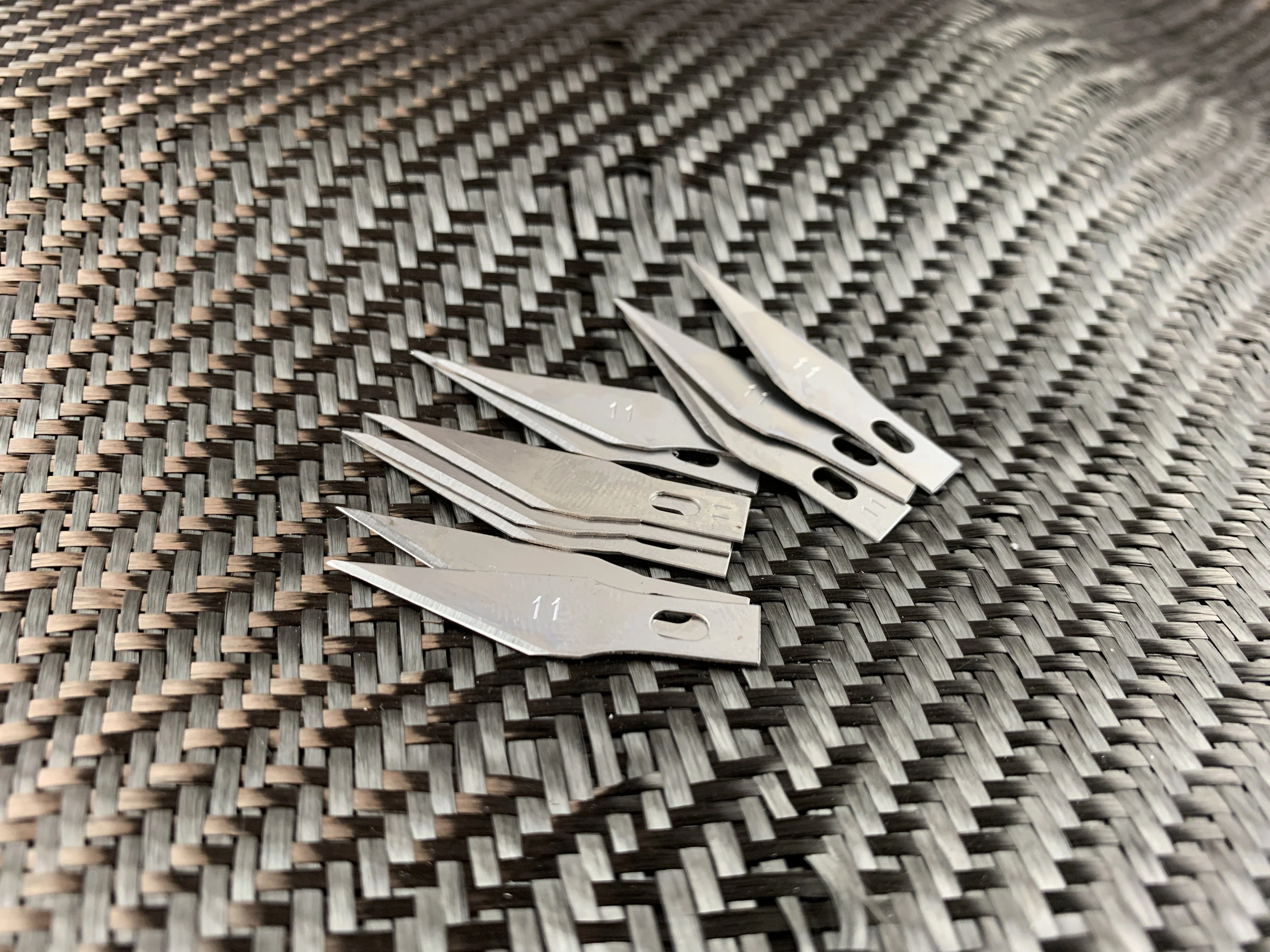 << 10X Spare Blades >> For Slide Lock Titanium Craft Knife - Image 2