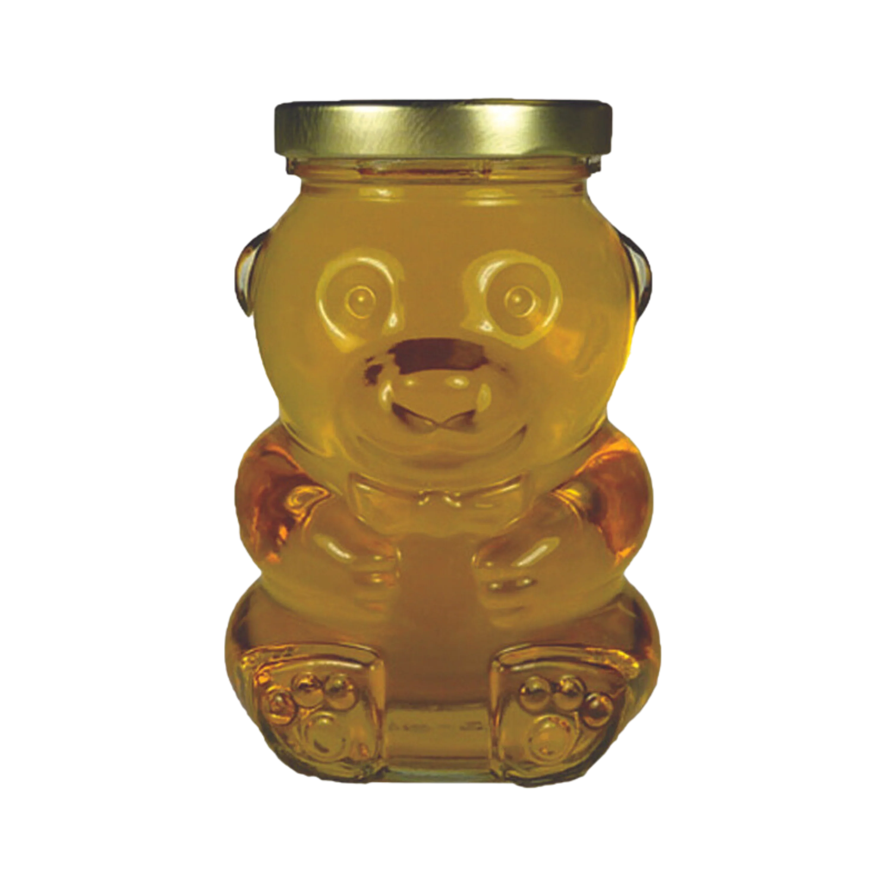 12 oz Glass Bear Honey Jar - Image 4