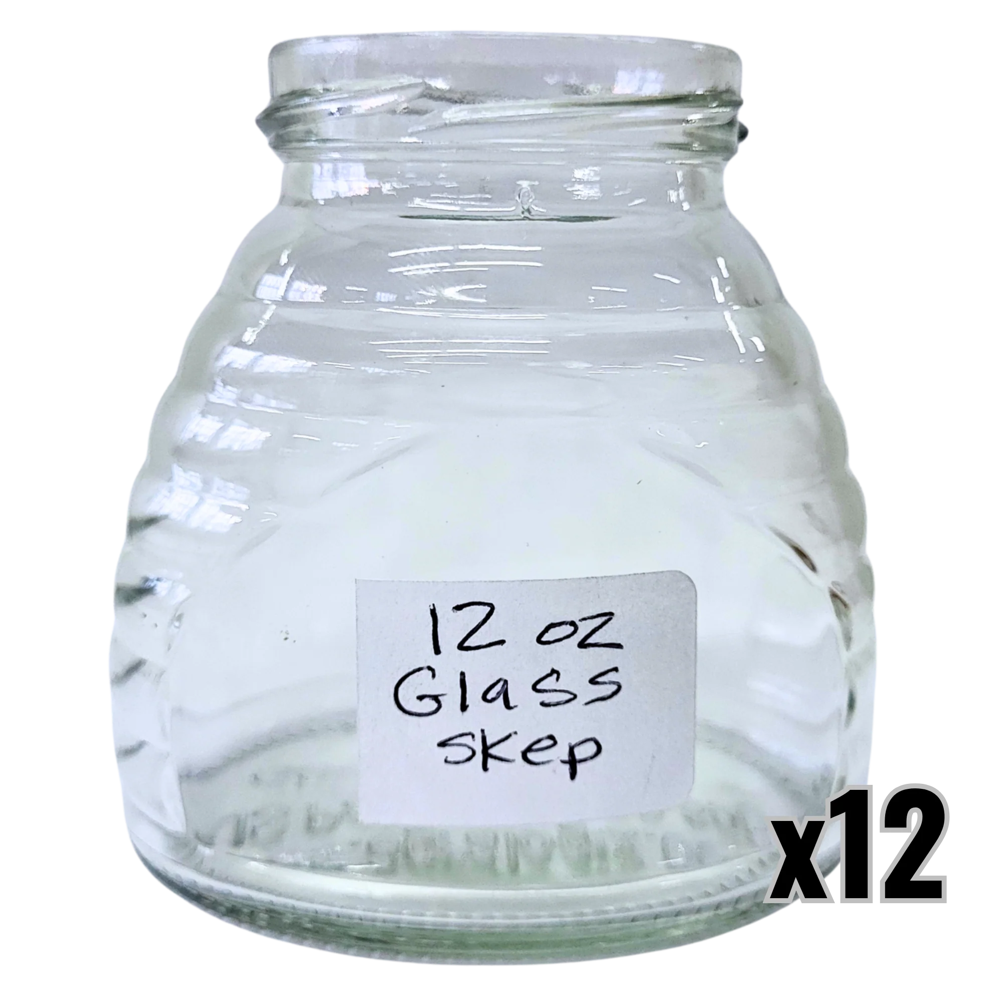 12 oz Glass Skep Jars - Image 5