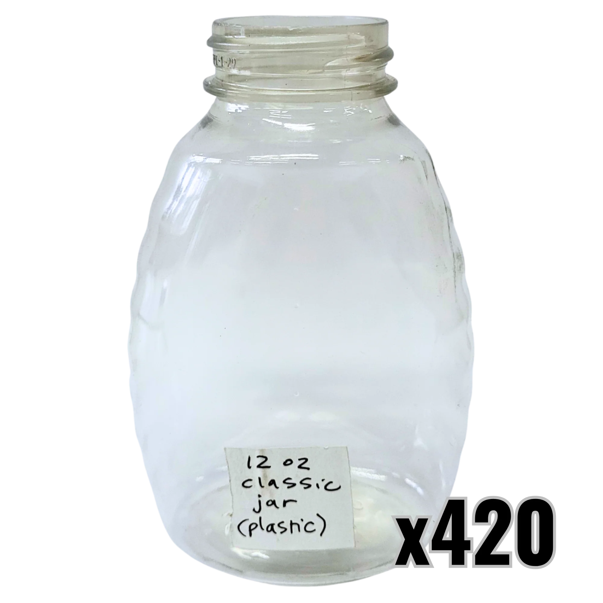 12 oz Plastic Classic Honey Jar - Image 6