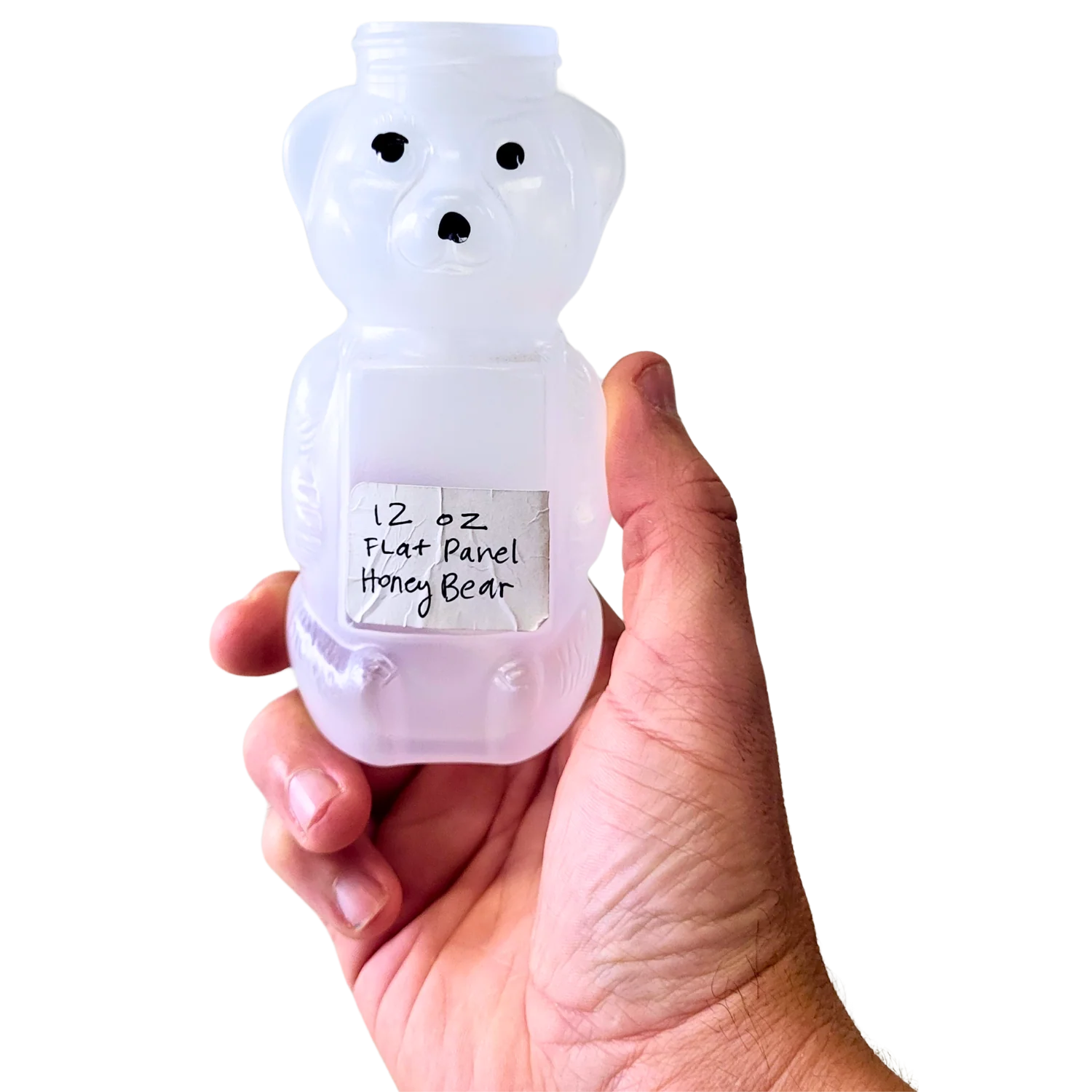 12 oz Plastic Flat Panel Honey Bears - Image 3
