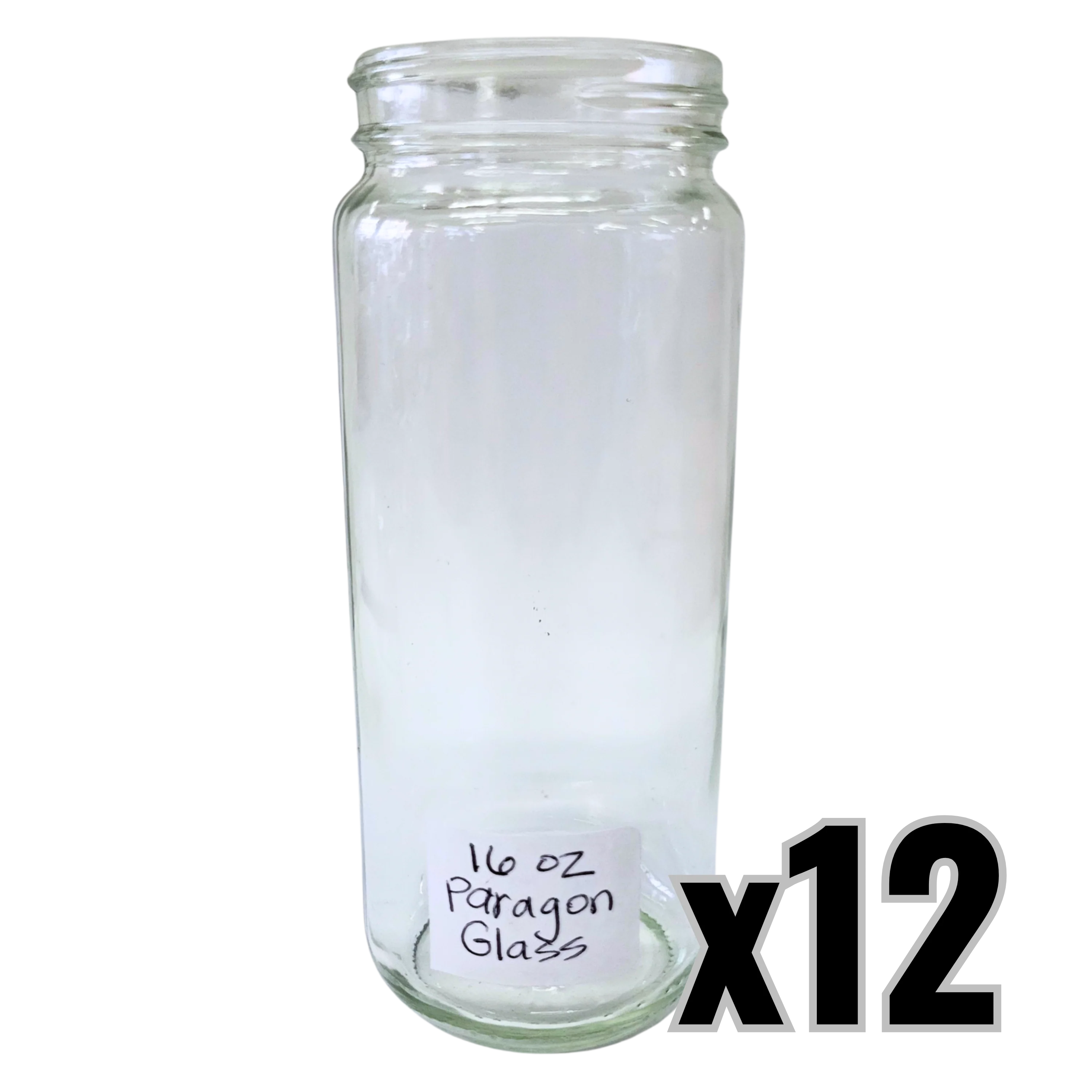 16 oz (12 fl oz) Glass Paragon Jars - Image 4