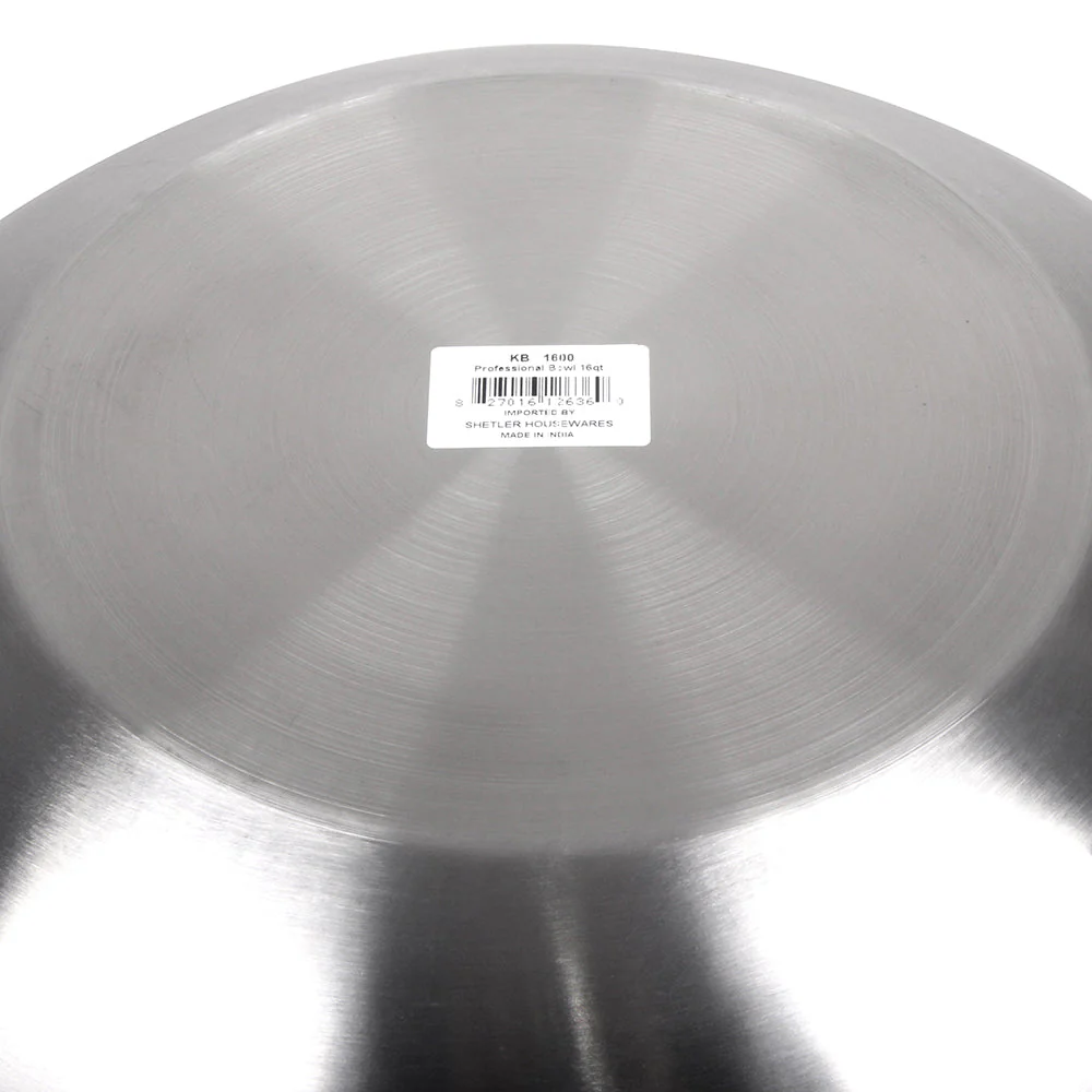 16 Qt Stainless Steel Bowl - Image 3