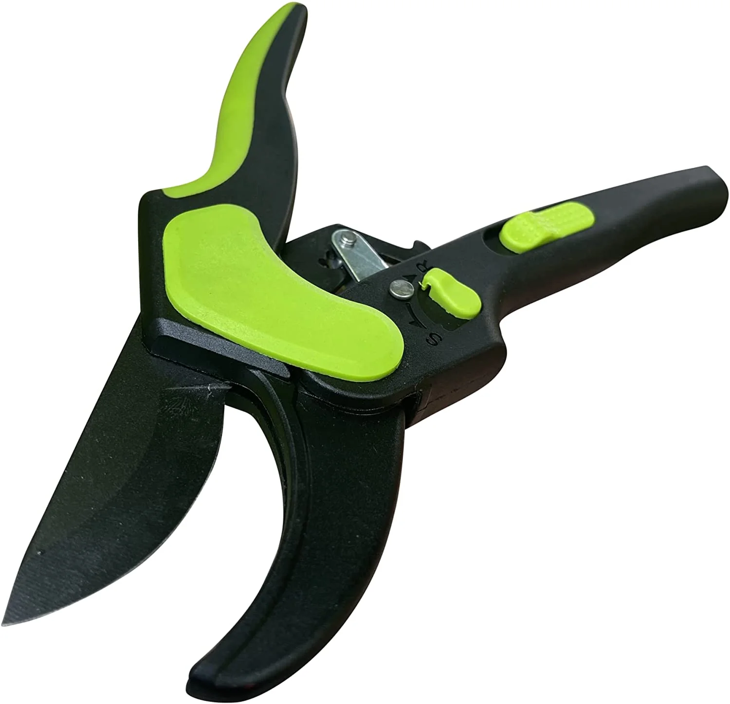 2-in-1 Ratchet Pruning Garden Shears Clippers - Image 4