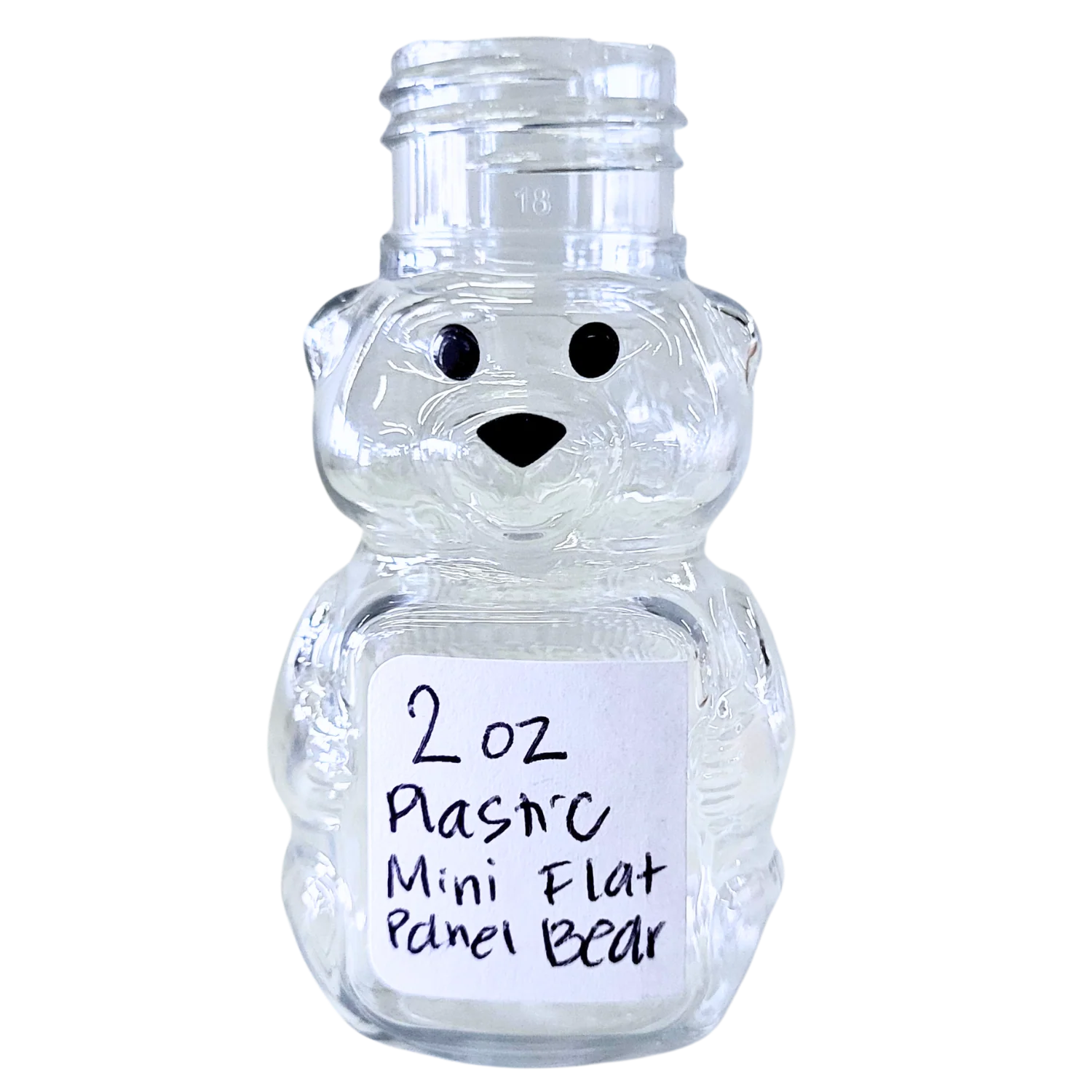 2 oz Plastic Mini Flat Panel Honey Bears