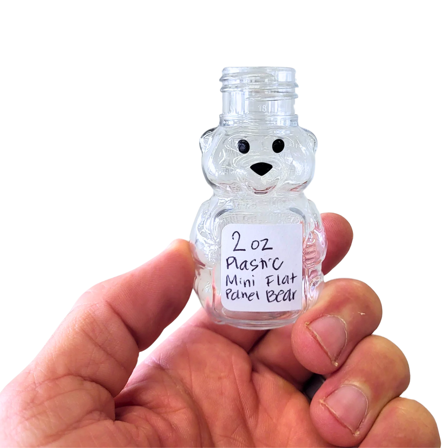 2 oz Plastic Mini Flat Panel Honey Bears - Image 3