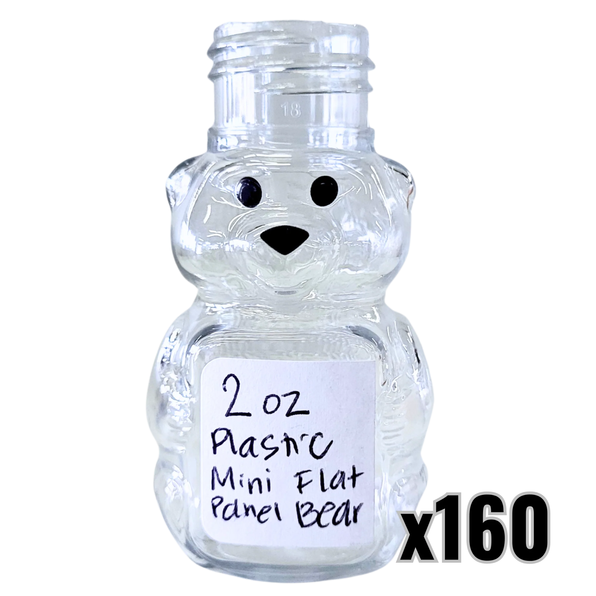 2 oz Plastic Mini Flat Panel Honey Bears - Image 5