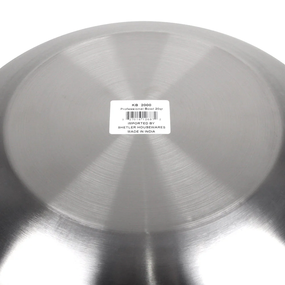 20 Qt Stainless Steel Bowl - Image 3