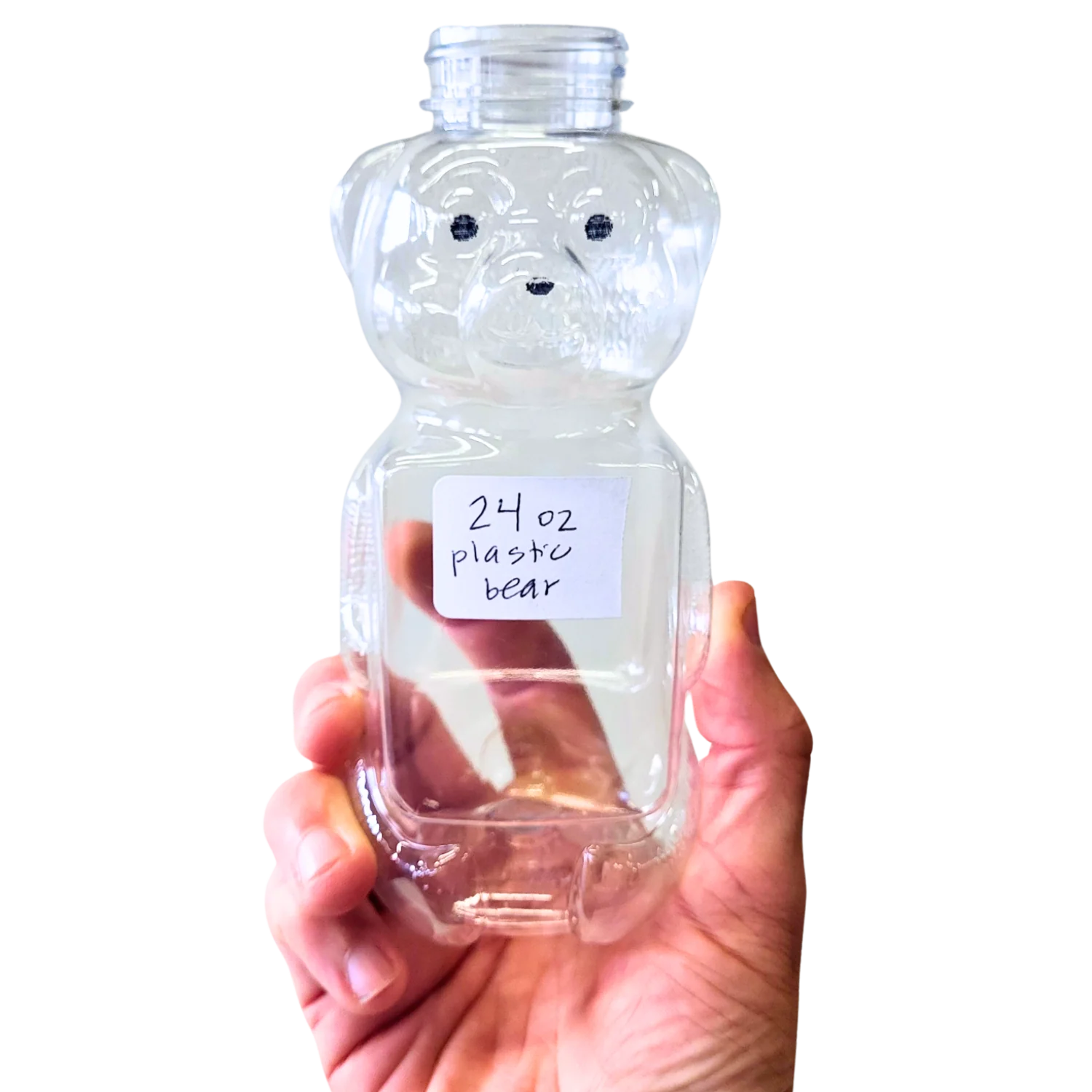 24 oz Plastic Flat Panel Honey Bears - Image 3