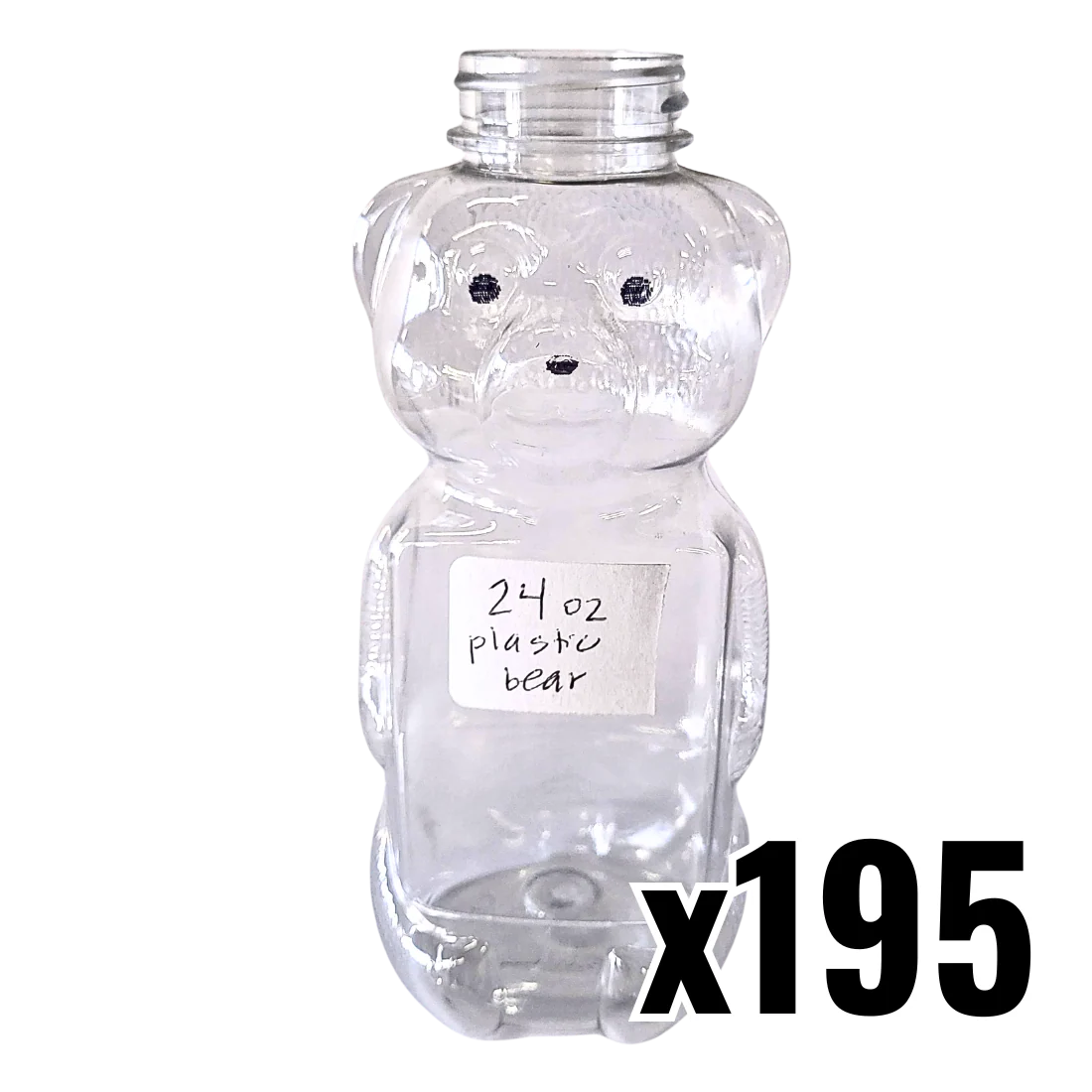 24 oz Plastic Flat Panel Honey Bears - Image 6