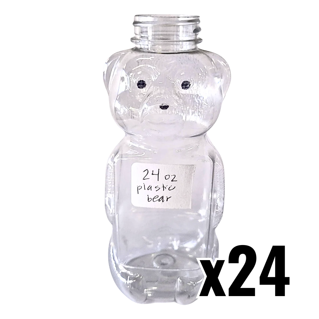 24 oz Plastic Flat Panel Honey Bears - Image 7