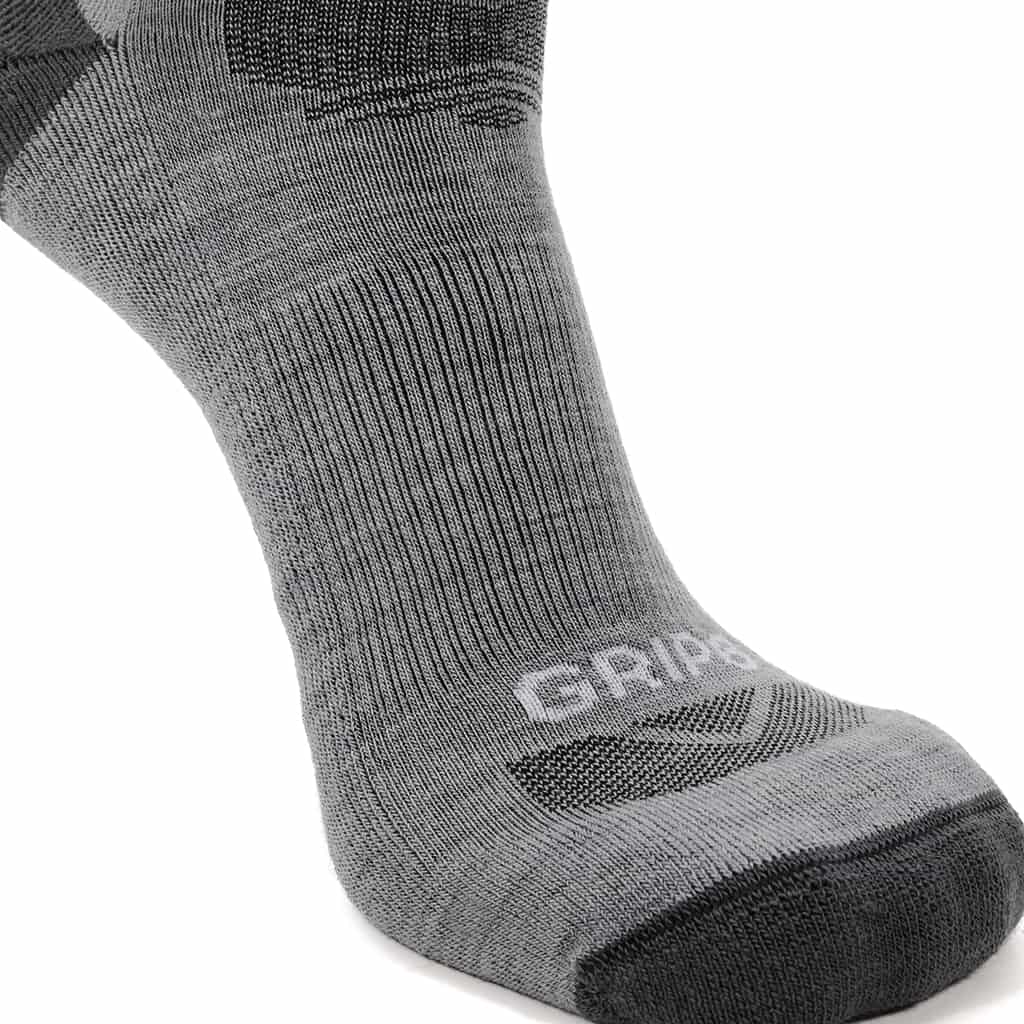3 Pack Ash - Casual Crew Midweight Merino Wool Sock - Image 4