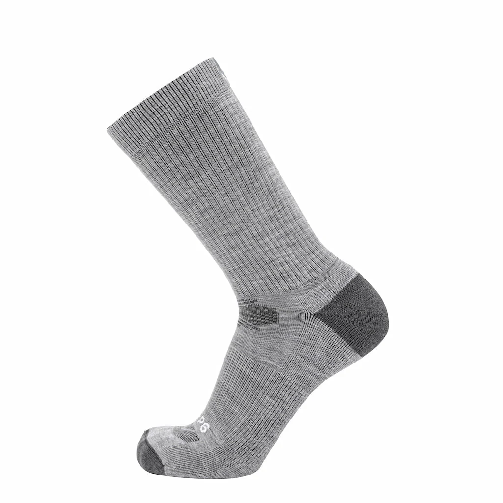 3 Pack Ash - Casual Crew Midweight Merino Wool Sock - Image 8