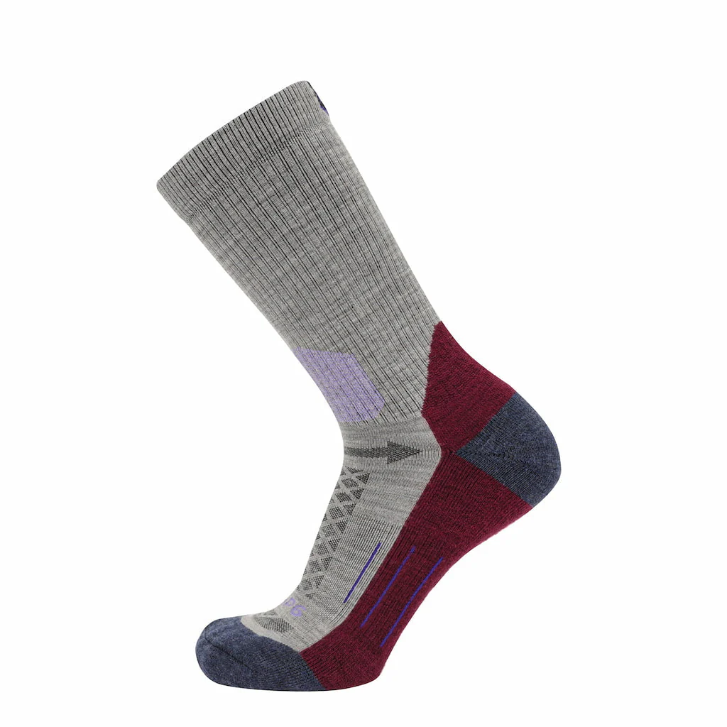 3 Pack Berry - Hike Crew Midweight Merino Wool Sock - Image 10