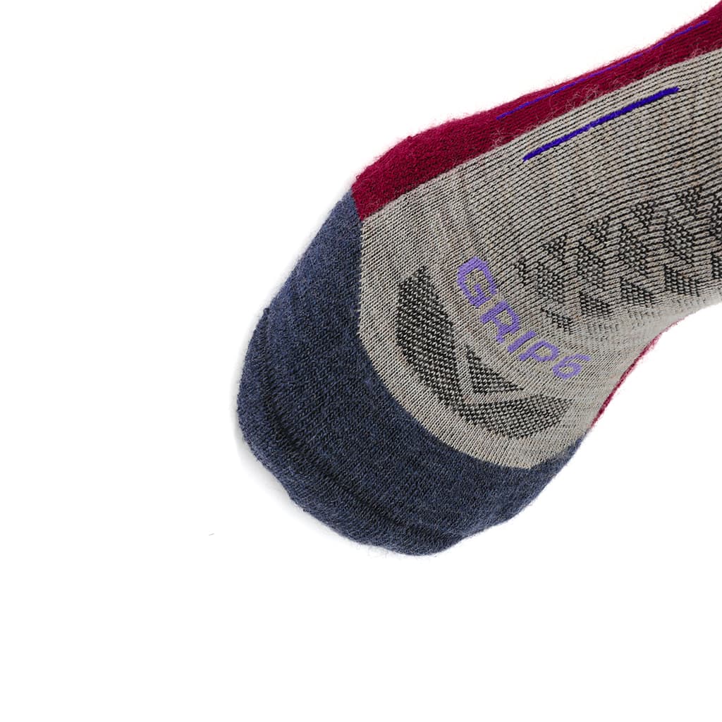 3 Pack Berry - Hike Crew Midweight Merino Wool Sock - Image 8