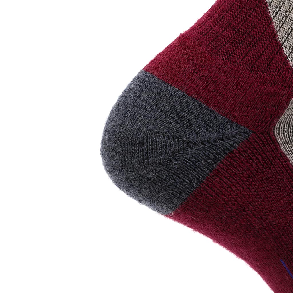 3 Pack Berry - Hike Crew Midweight Merino Wool Sock - Image 9