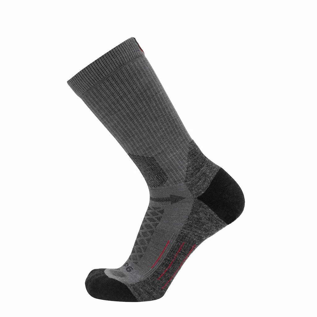 3 Pack Graphite - Hike Crew Midweight Merino Wool Sock - Image 8