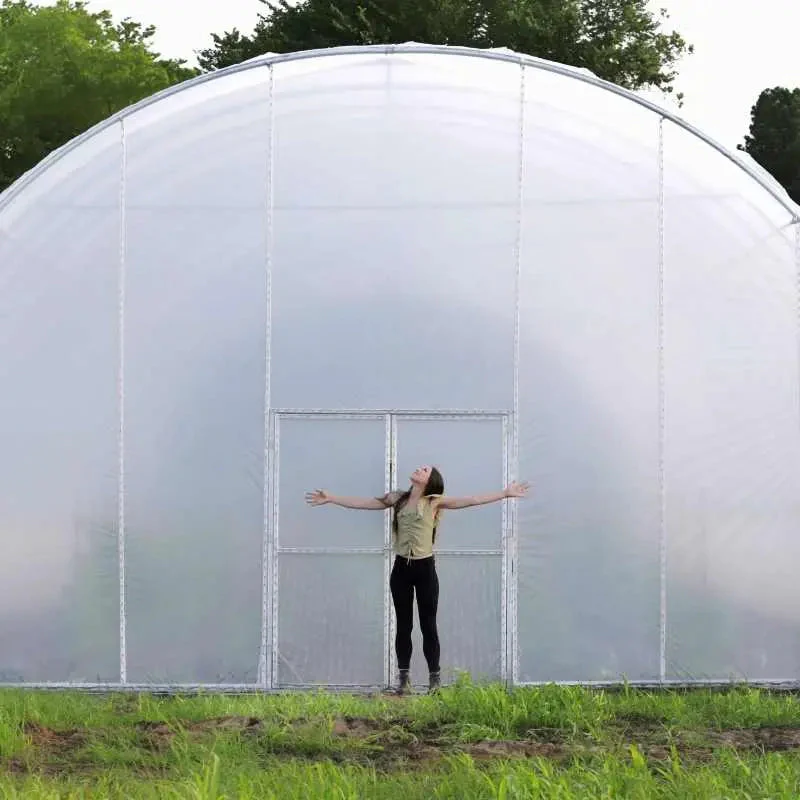 30' Round All-Metal Hoop House Kit - Image 2