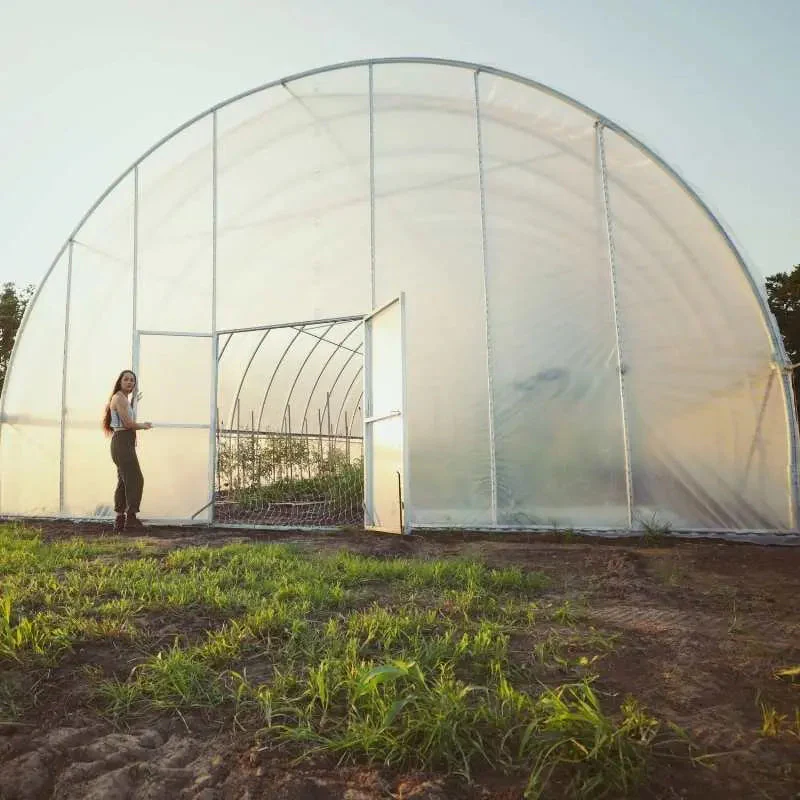 30' Round All-Metal Hoop House Kit - Image 4