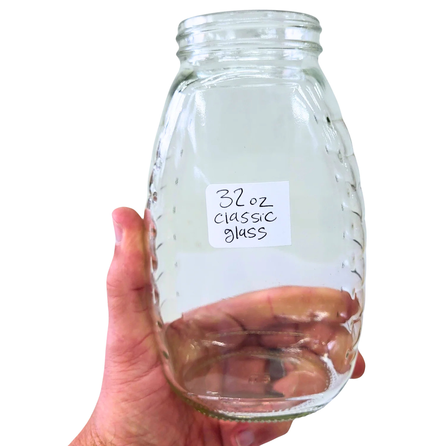 32 oz Glass Classic Honey Jars - Image 3