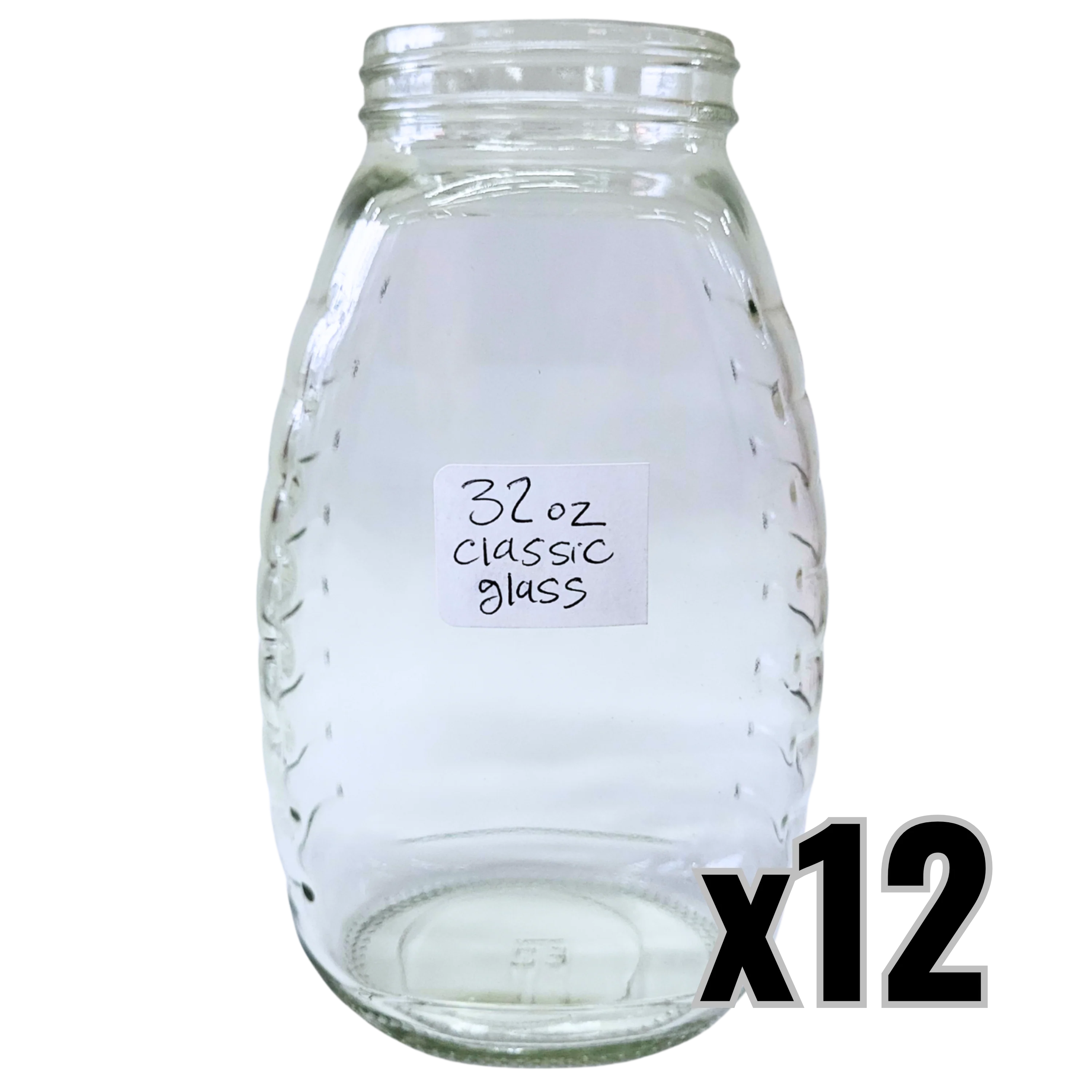 32 oz Glass Classic Honey Jars - Image 5