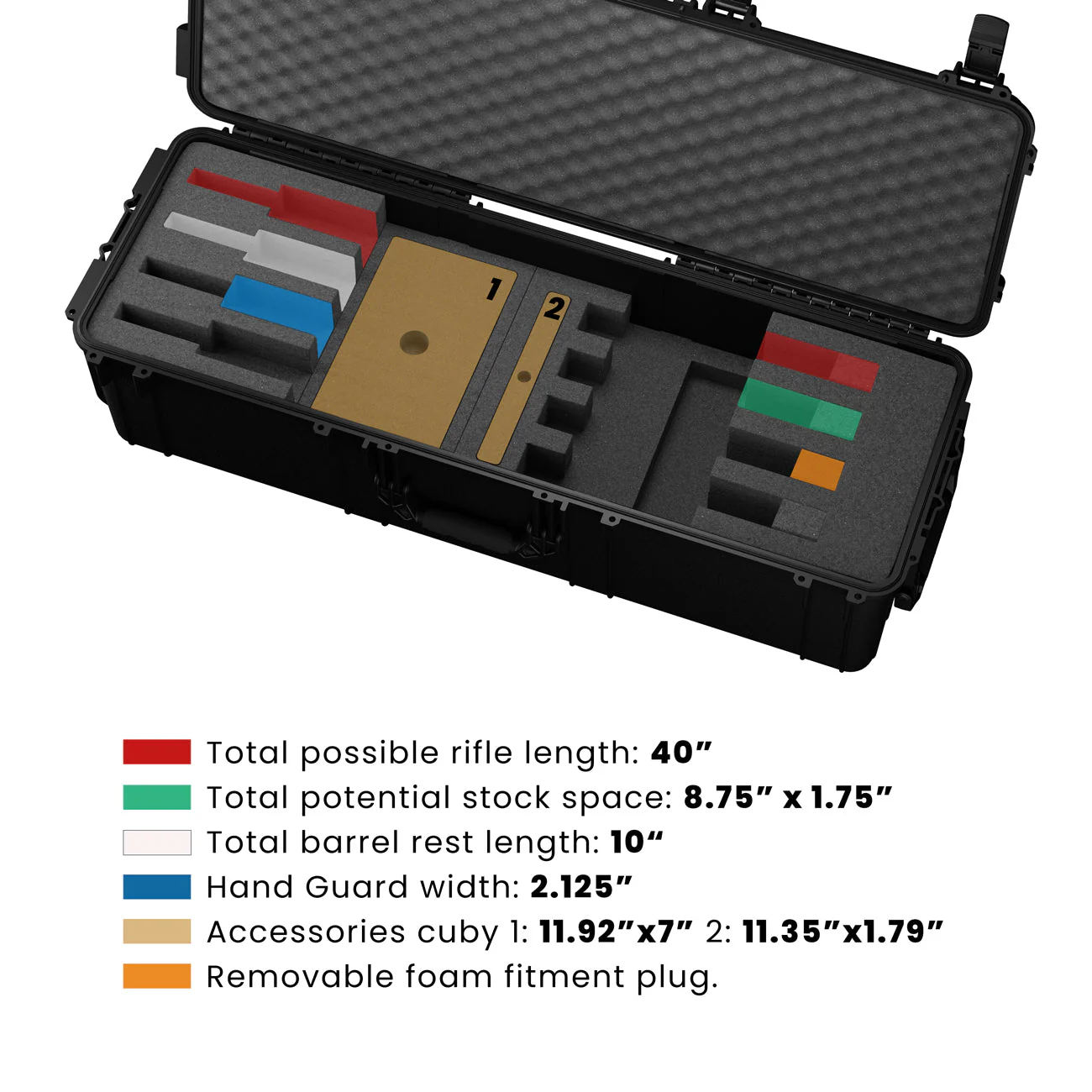 45" 4 Rifle Trunk #2191 - Image 3