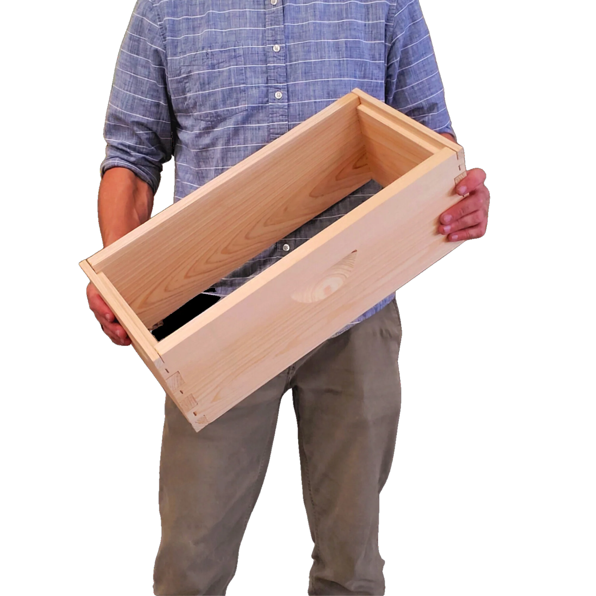 5-Frame Cypress Medium 6 5/8-inch Super Box - Image 2