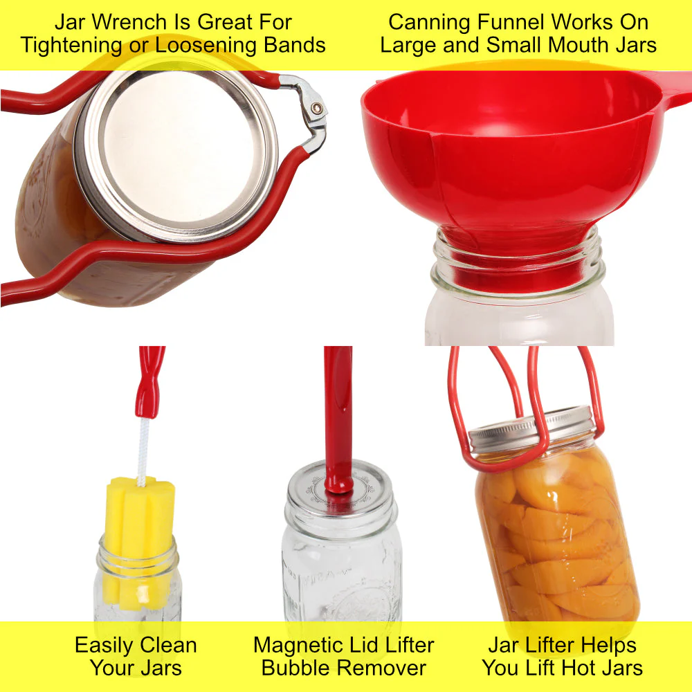 5 Piece Canning Kit with Brush - Image 2