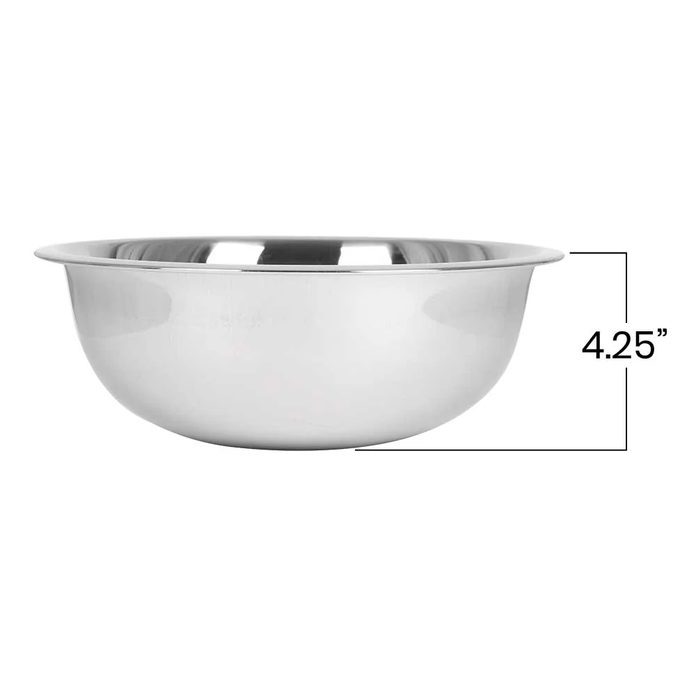 5-Qt Extra Heavy Stainless Steel Mixing Bowl - Image 6