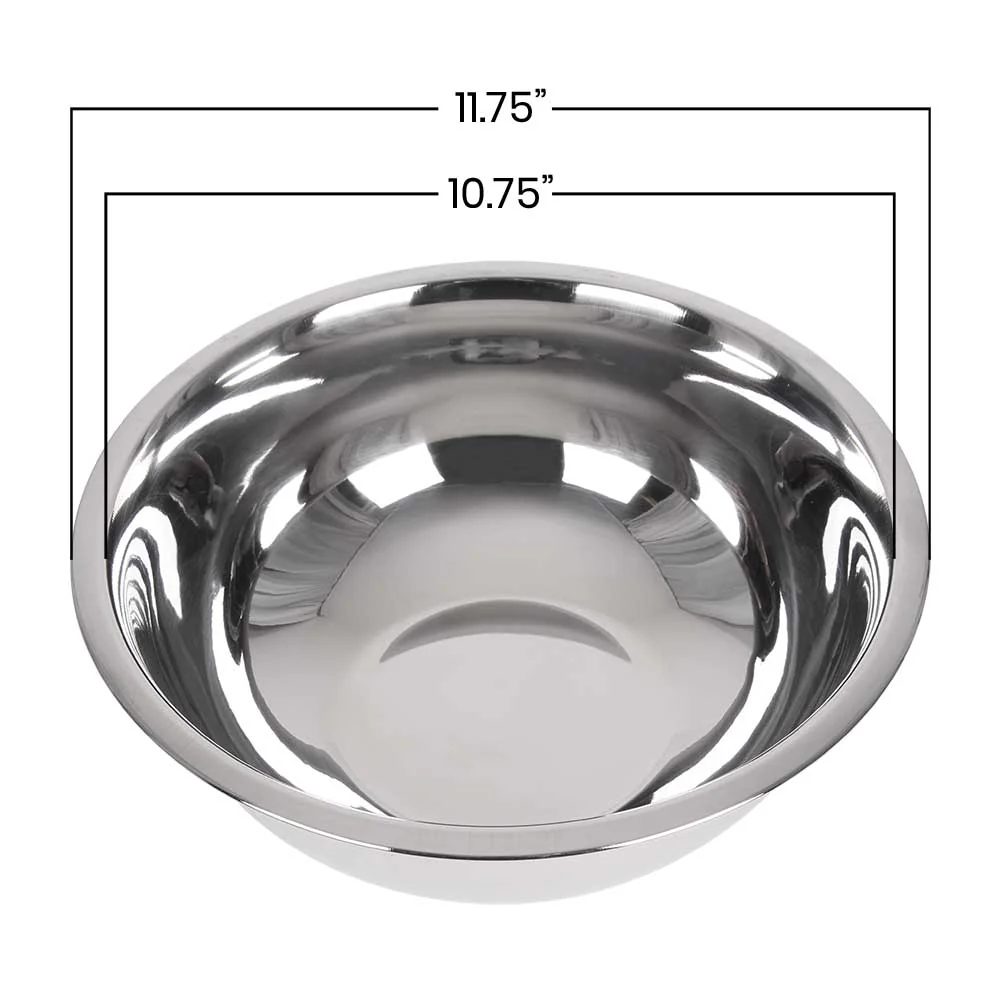 5-Qt Extra Heavy Stainless Steel Mixing Bowl - Image 7