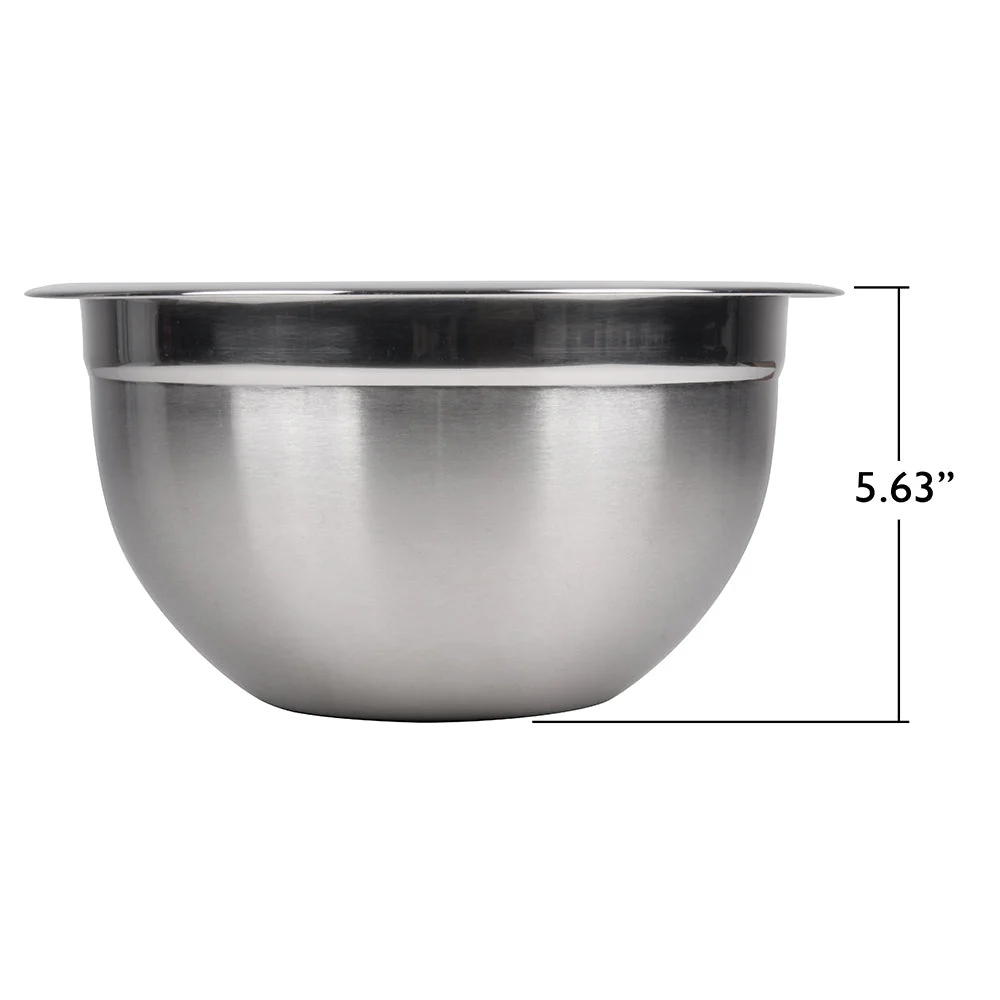 5 Qt Stainless Steel German Bowl - Image 6