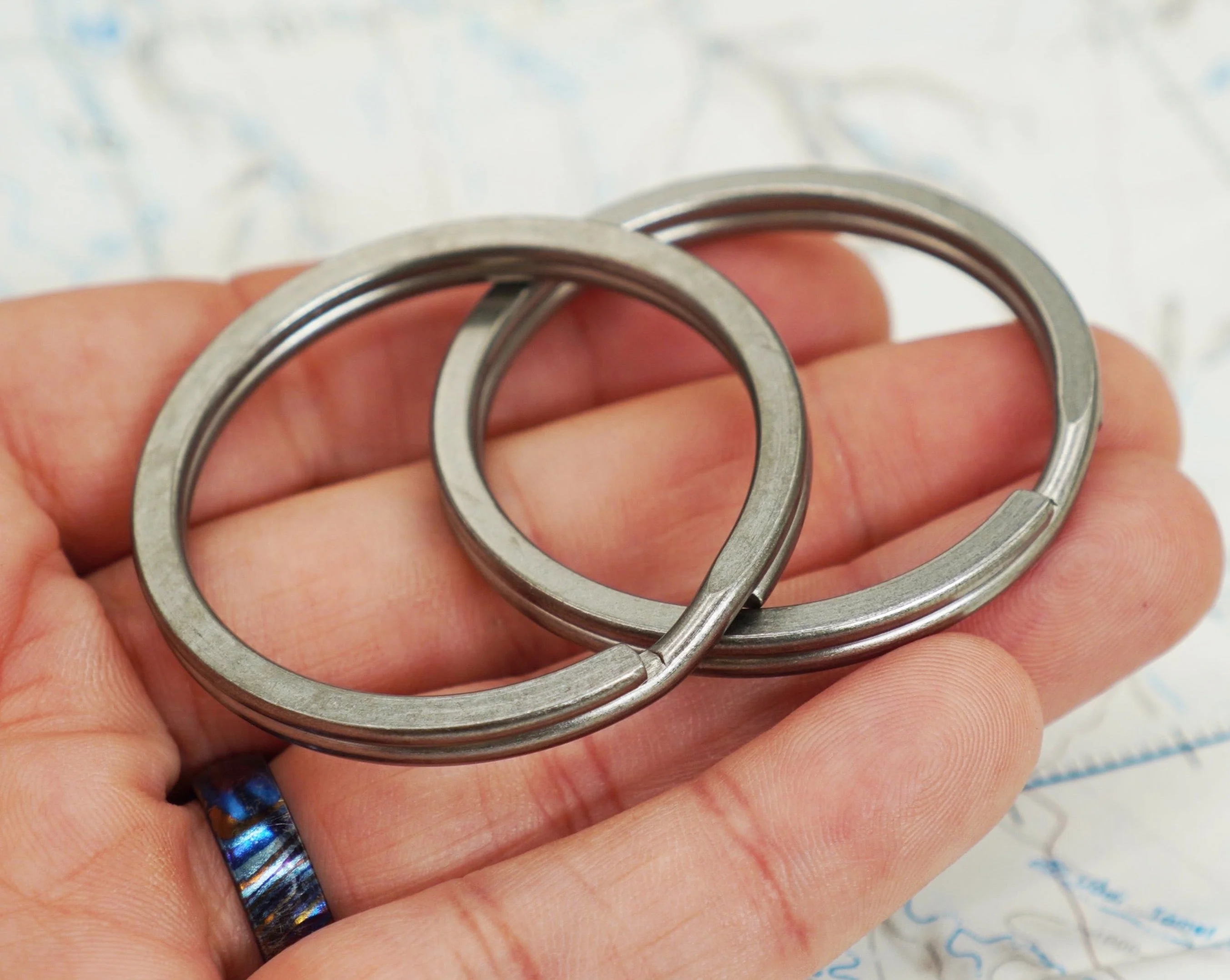 50mm Ti Split Rings ( 2 Pack ) - Image 2