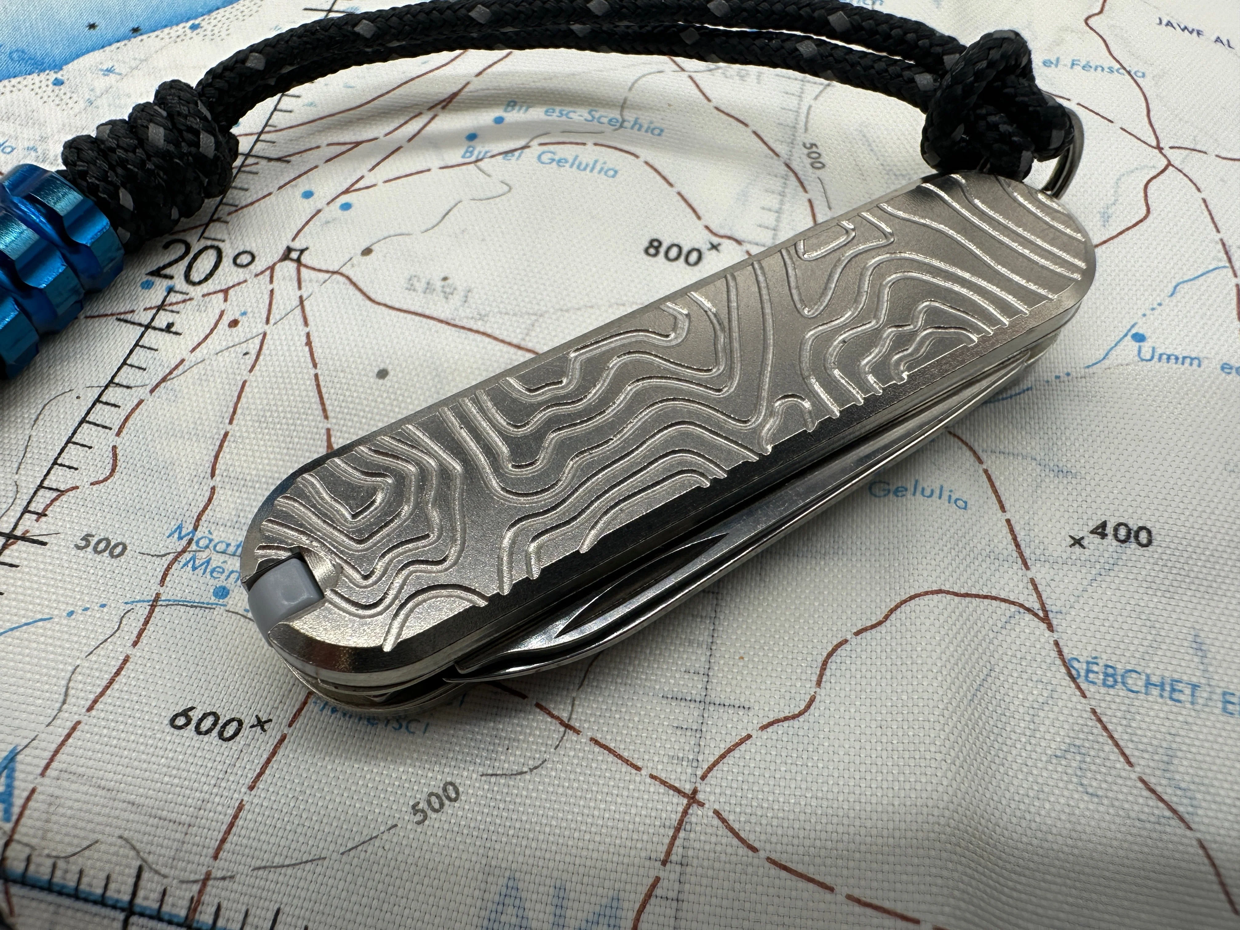 58mm Titanium Scales + Classic Swiss Army Knife Kit - Image 15
