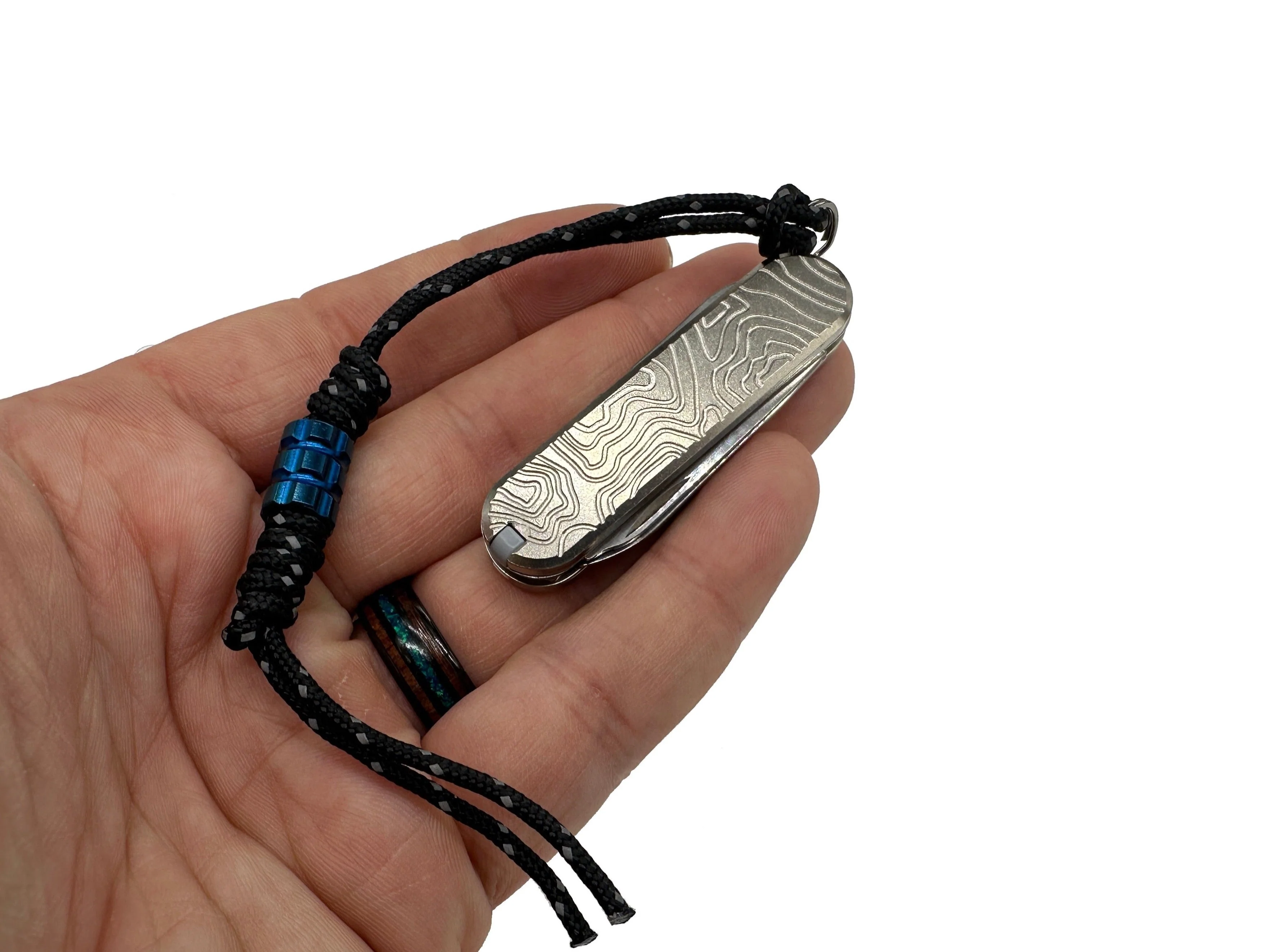 58mm Titanium Scales + Classic Swiss Army Knife Kit - Image 2