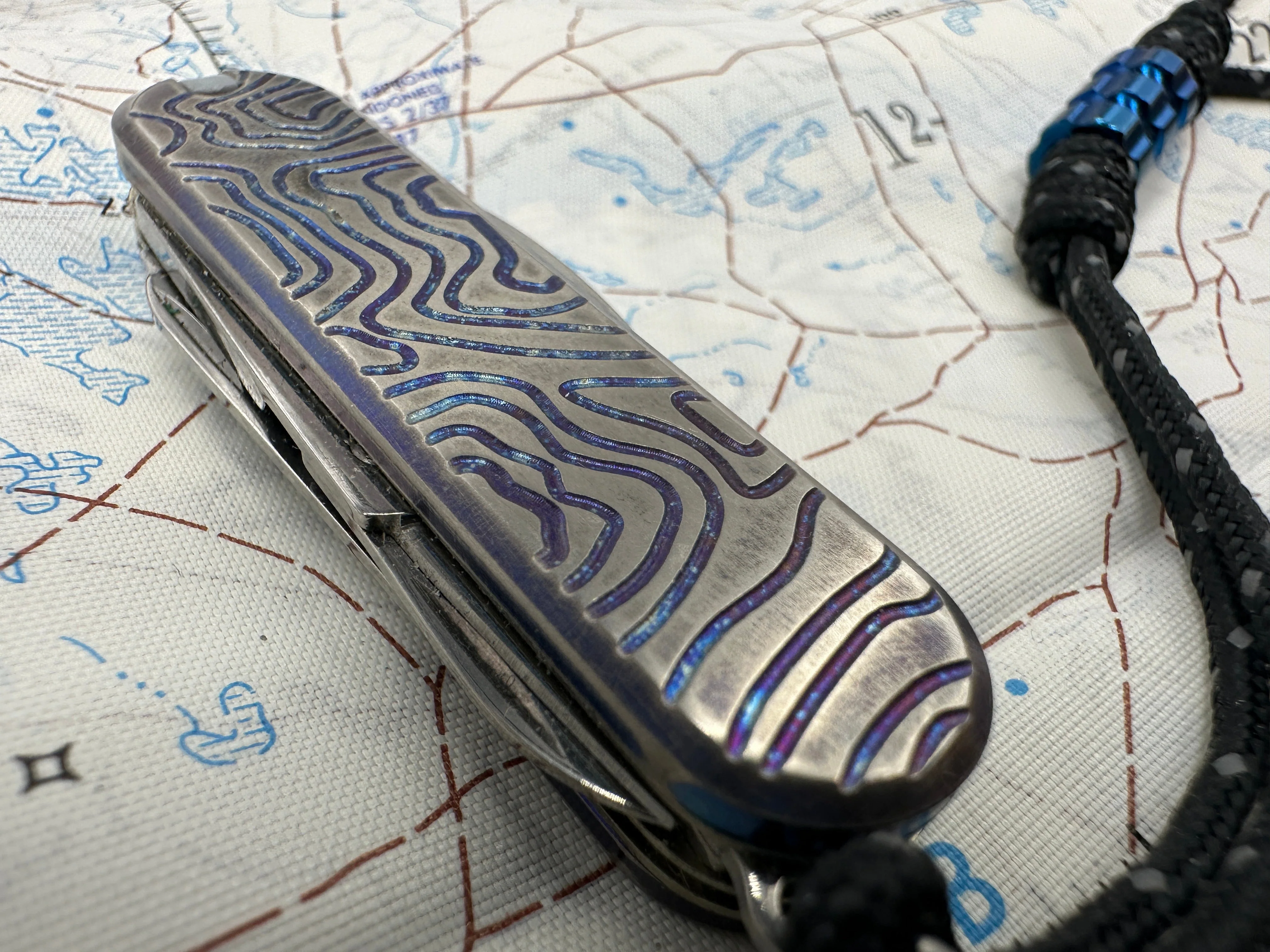 58mm Titanium Scales + Classic Swiss Army Knife Kit - Image 5