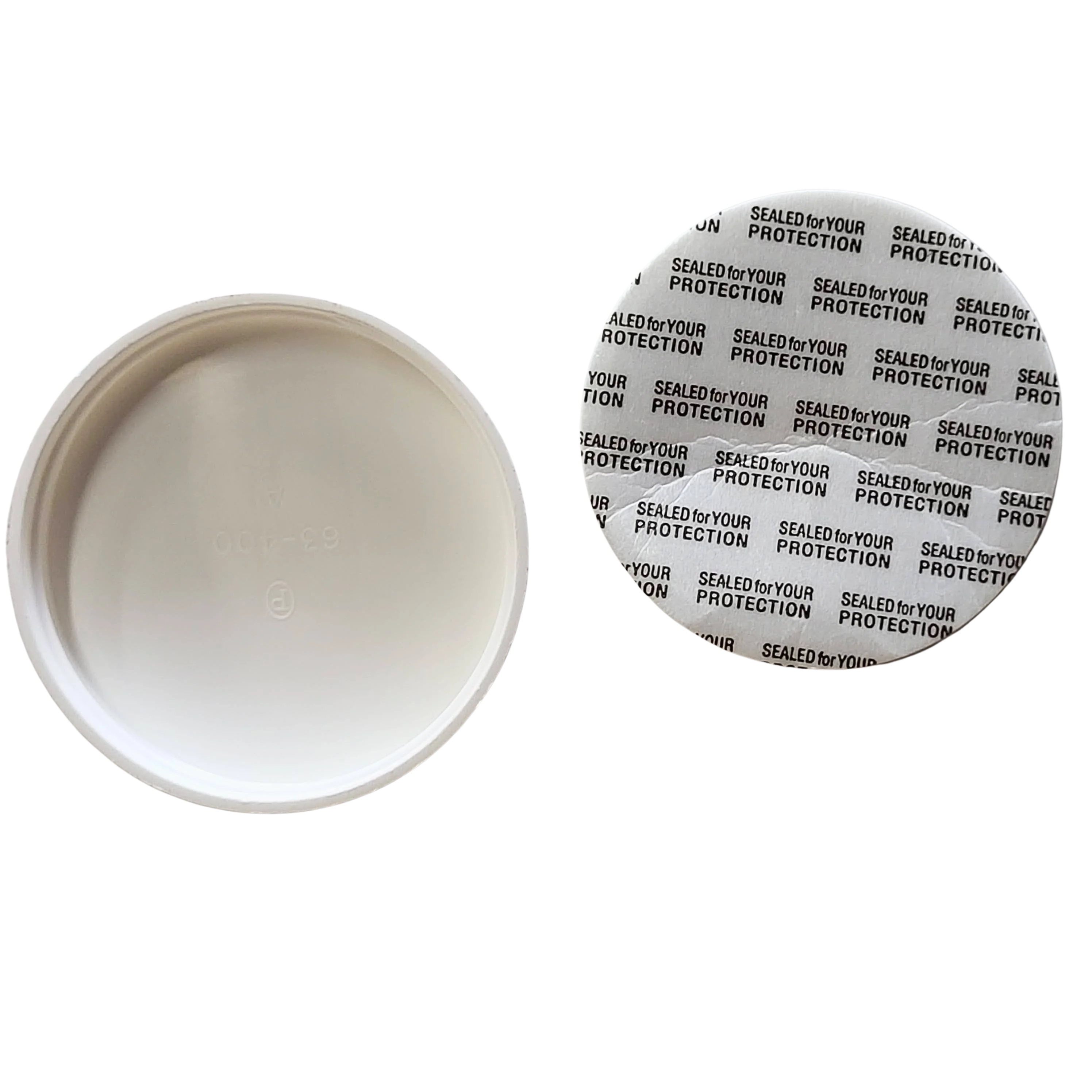 63mm Plastic Lids with Liner - Image 5