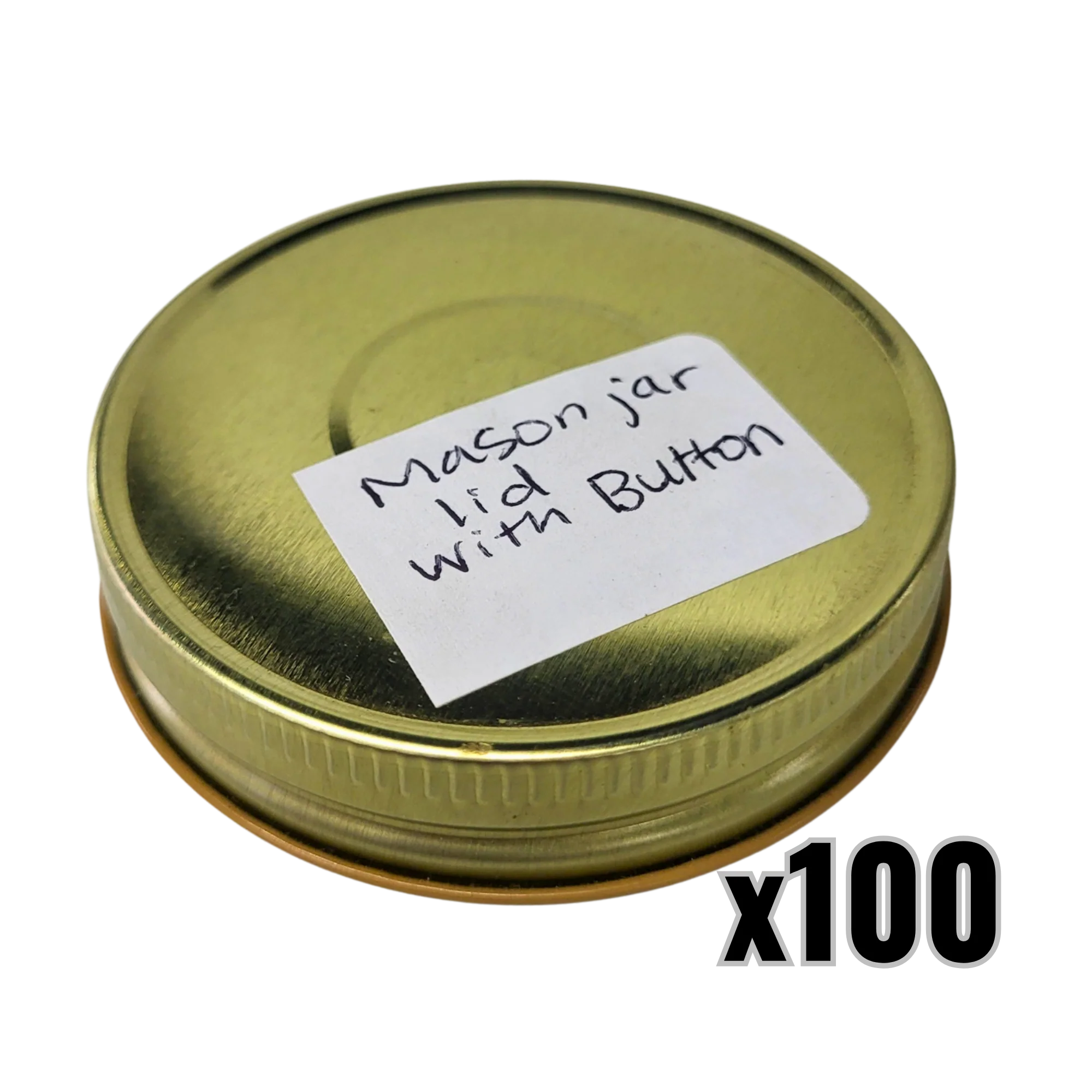 70 mm Mason Canning Jar Lid - Gold - Image 8
