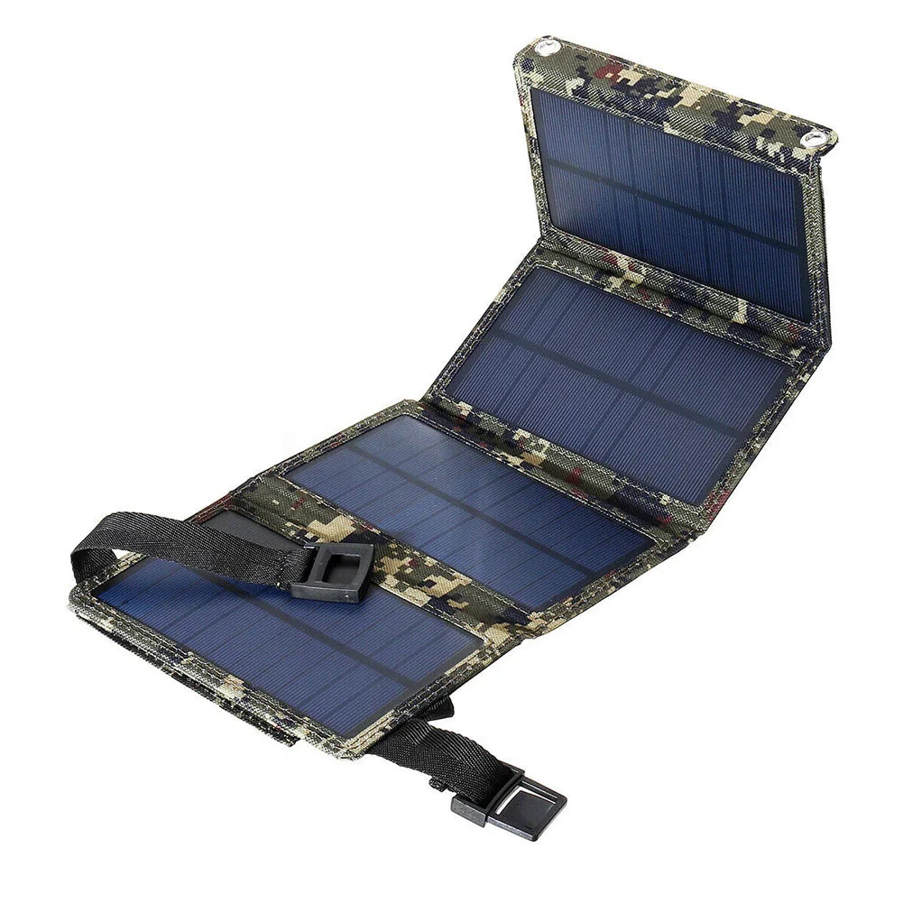 7W Portable Solar Phone Charger Bag - Compact Outdoor Power Bank - Image 2
