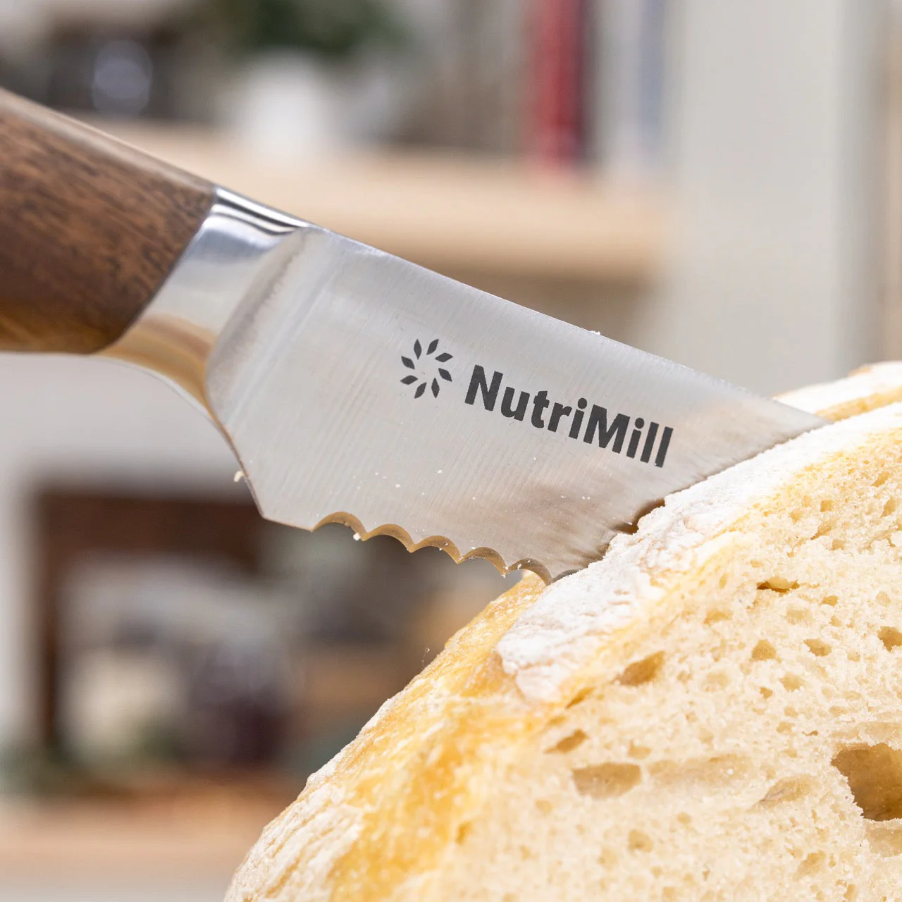 8" Bread Knife with Walnut Handle - Image 5