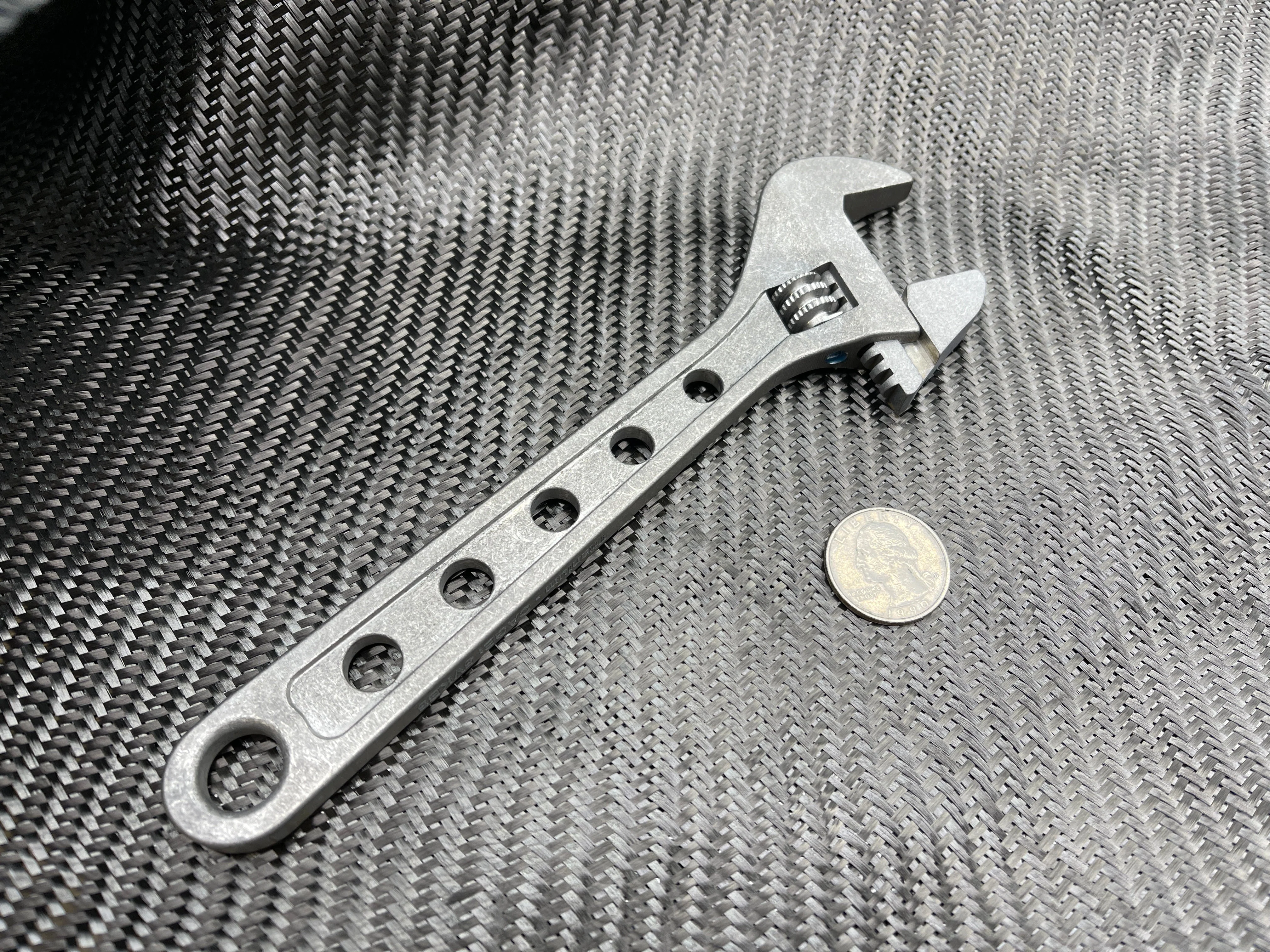 8 Inch  - Titanium Adjustable Wrench - ( NSN Pending ) - Image 14