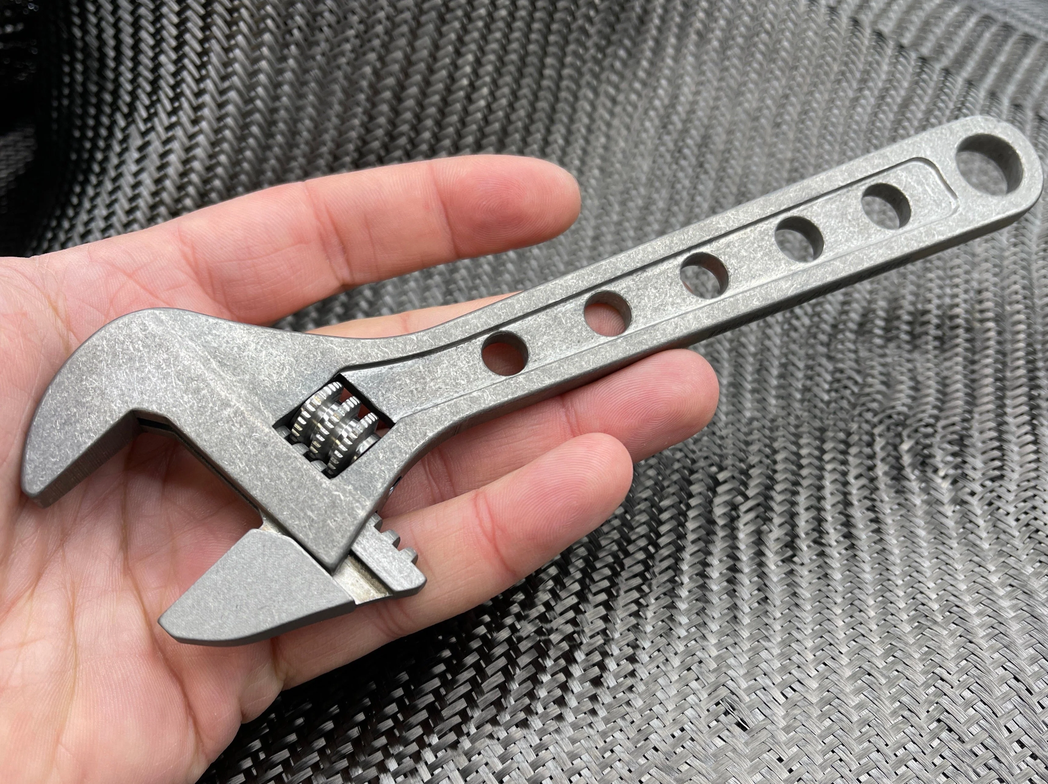 8 Inch  - Titanium Adjustable Wrench - ( NSN Pending ) - Image 2