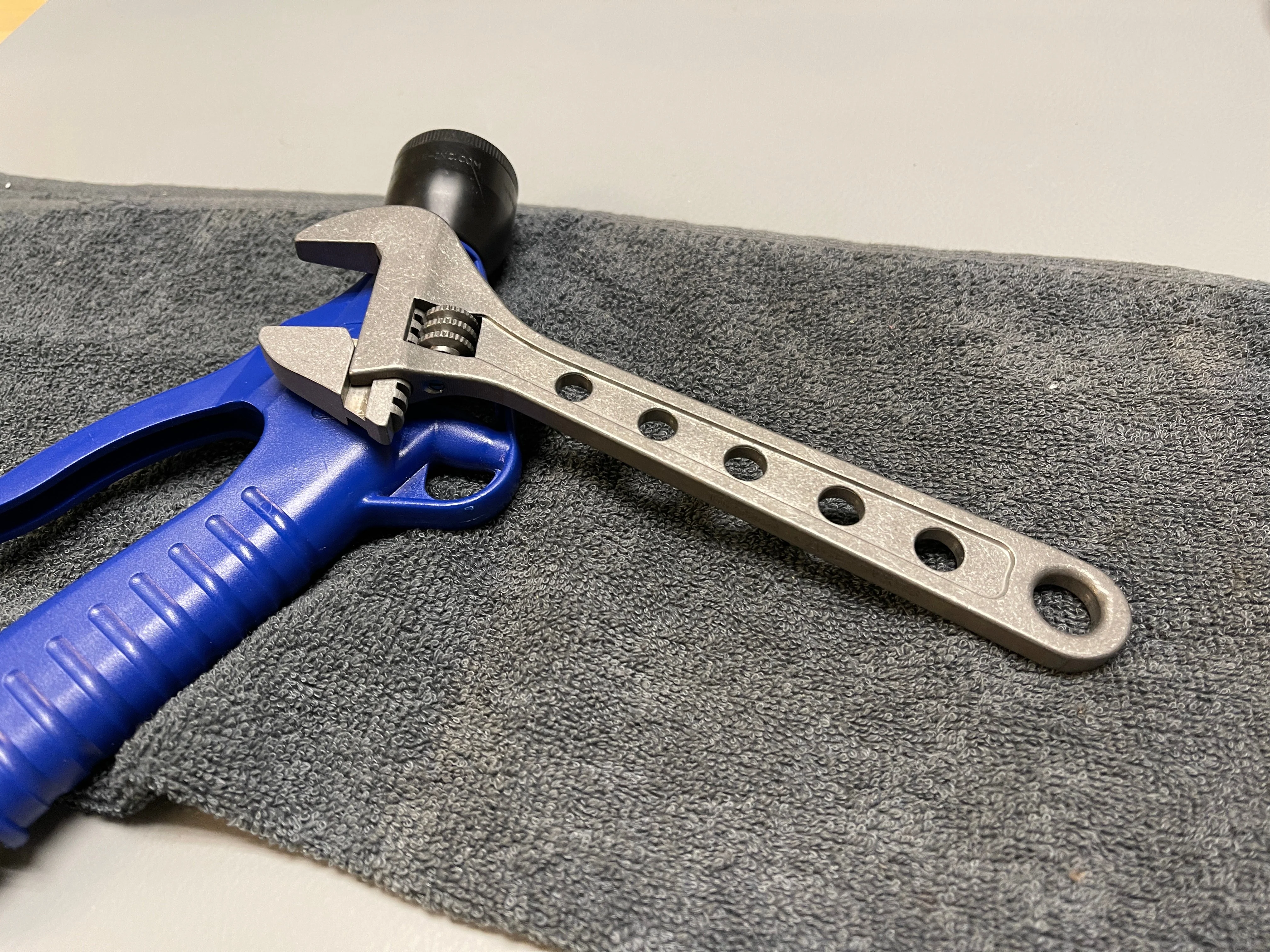 8 Inch  - Titanium Adjustable Wrench - ( NSN Pending ) - Image 20
