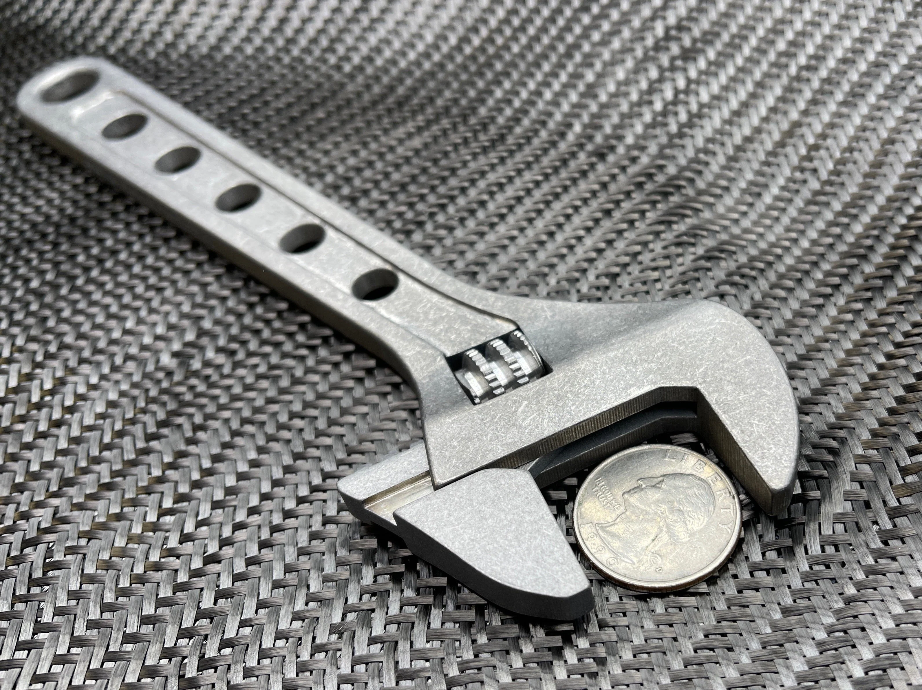 8 Inch  - Titanium Adjustable Wrench - ( NSN Pending ) - Image 3