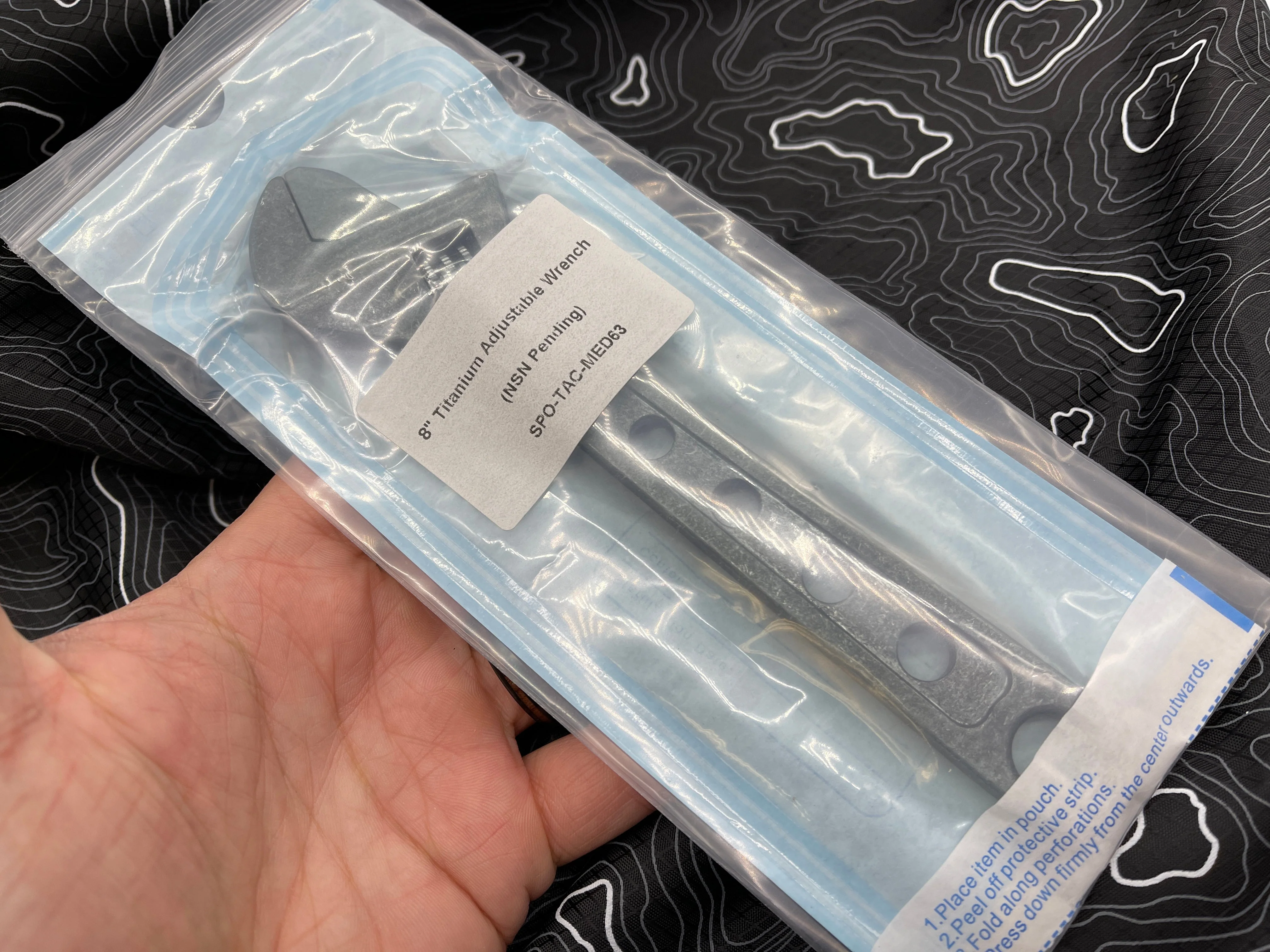 8 Inch  - Titanium Adjustable Wrench - ( NSN Pending ) - Image 7