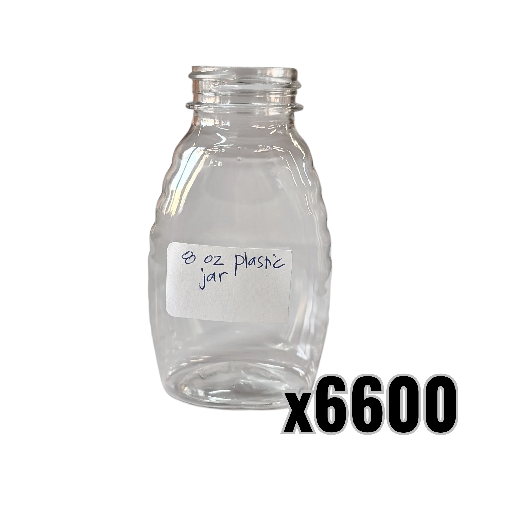 8 oz Plastic Classic Honey Jars - Image 5
